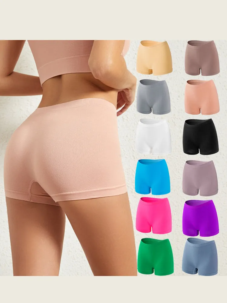 5-Pack Invisible Thin Safety Hip Lift Boxer Shorts