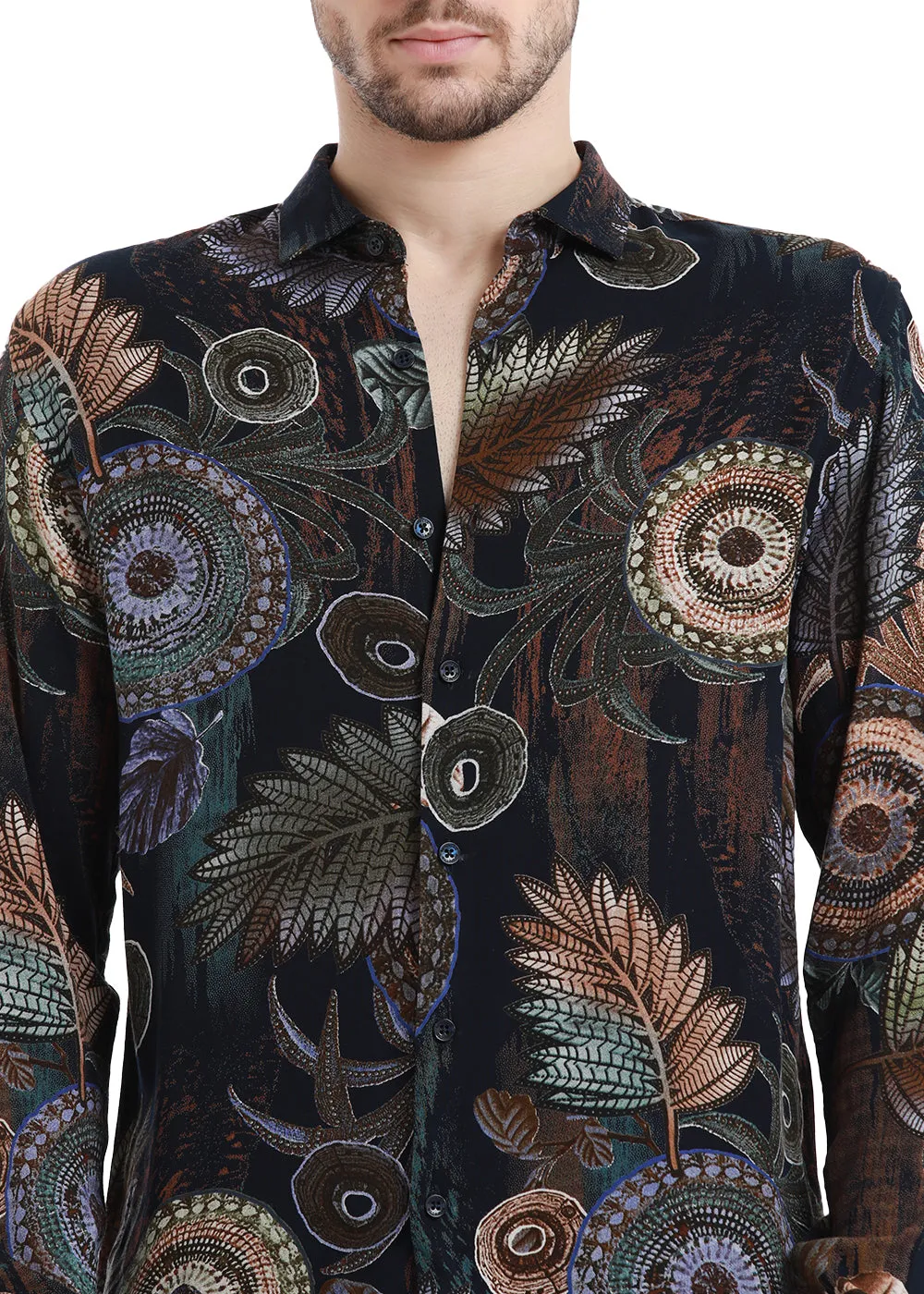 Areca Blue Feather Shirt