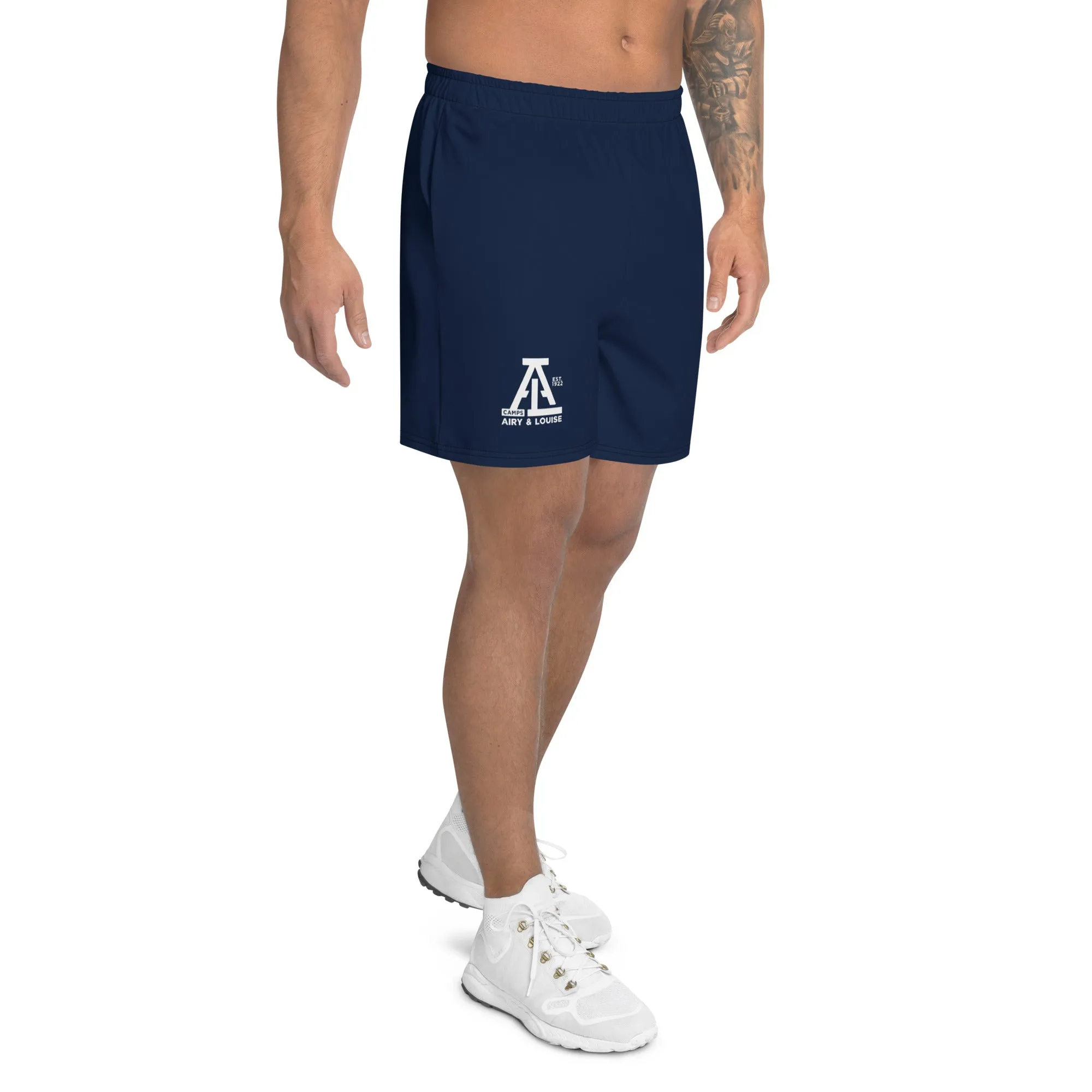 Athletic Long Navy Shorts