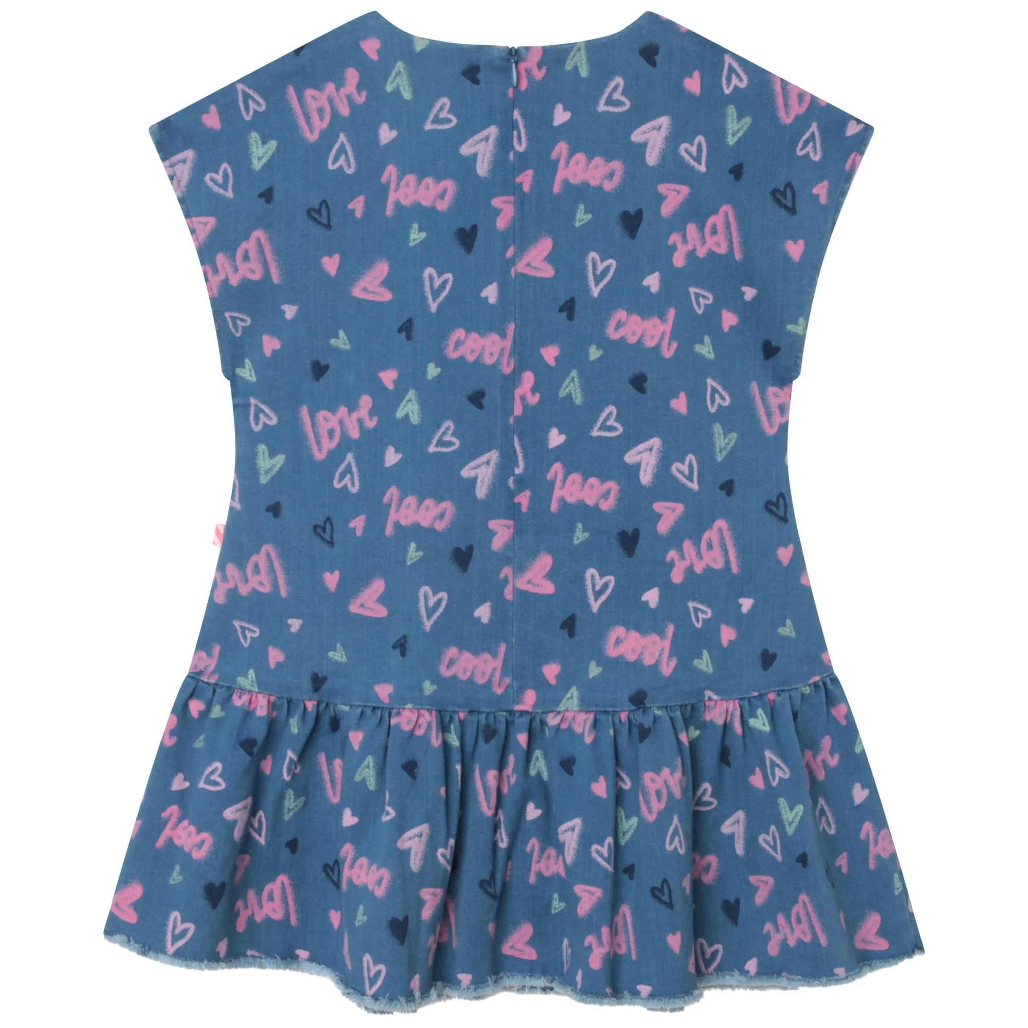 BILLIEBLUSH "LOVE COOL HEART" DENIM DRESS