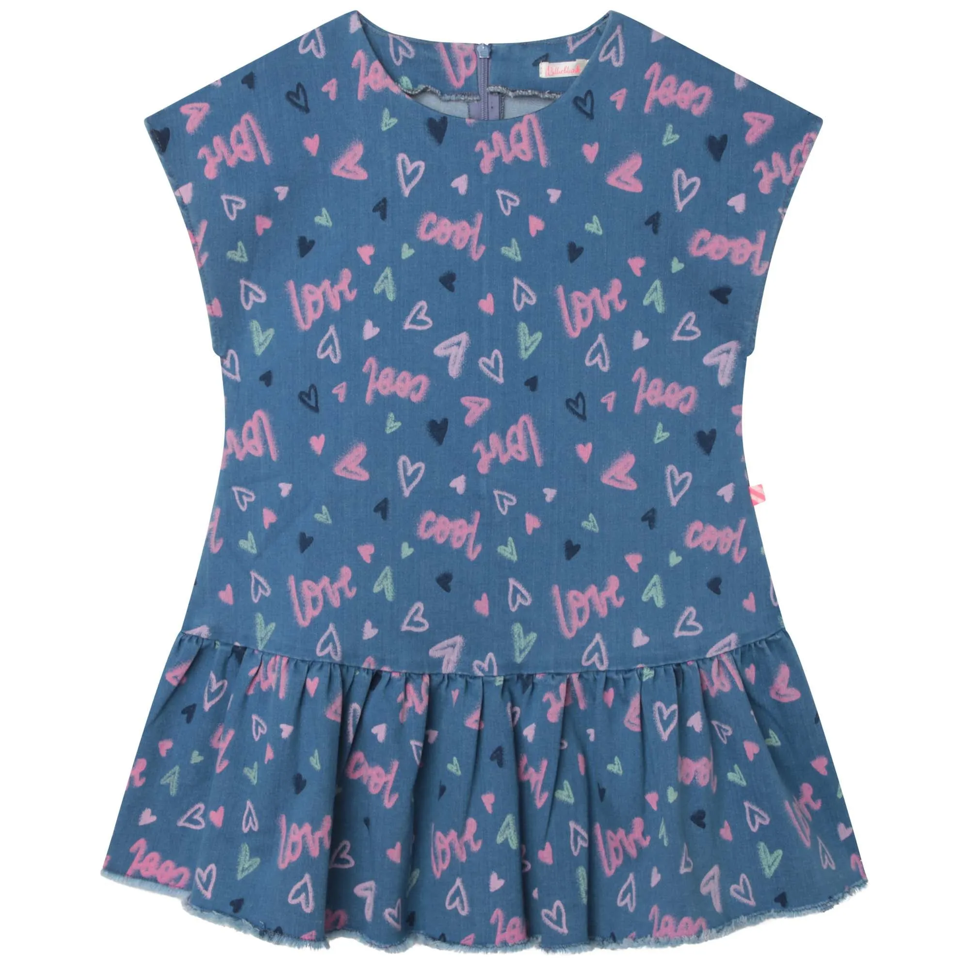 BILLIEBLUSH "LOVE COOL HEART" DENIM DRESS