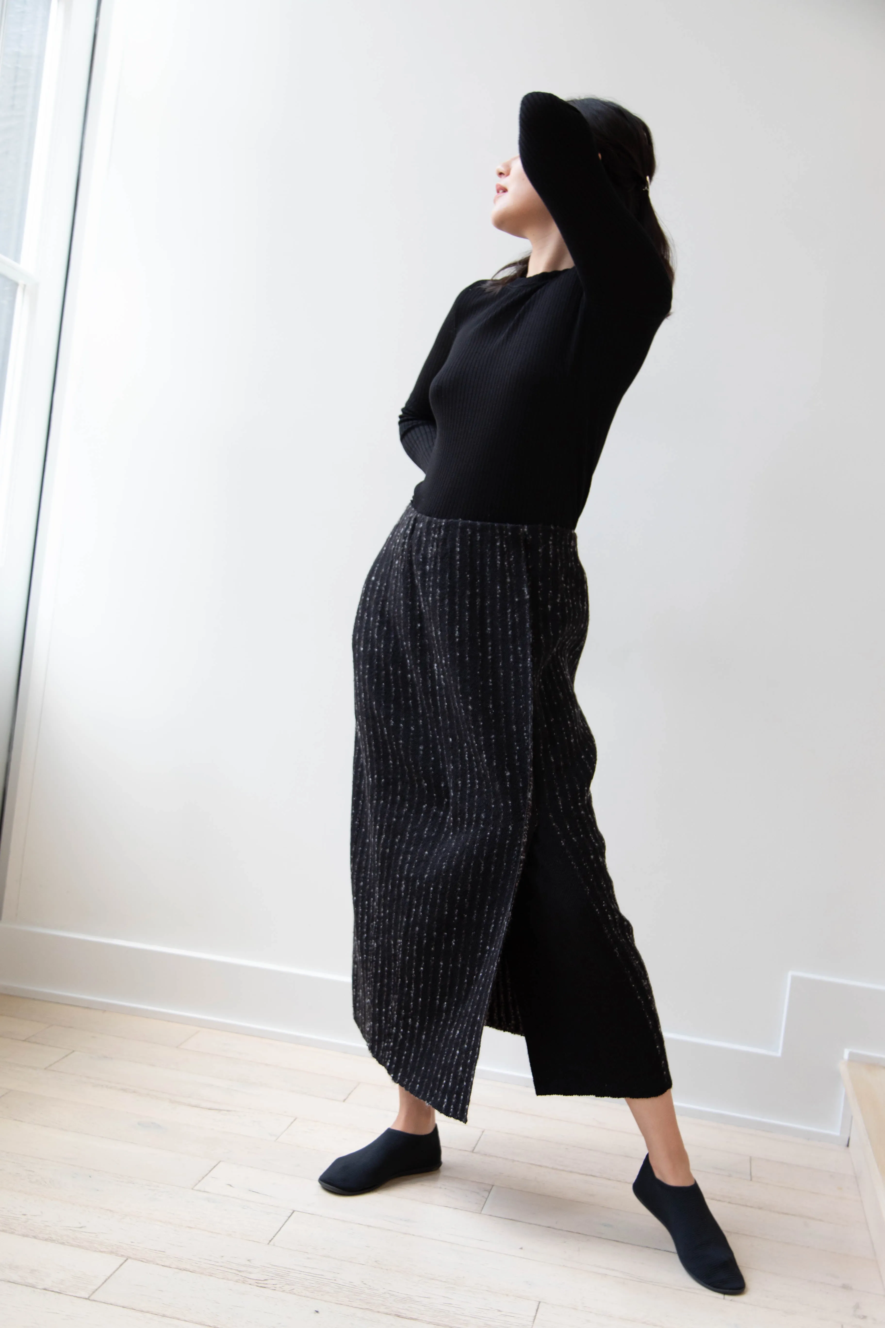 Boboutic | Canvas Lined With Love Skirt in Black Mix