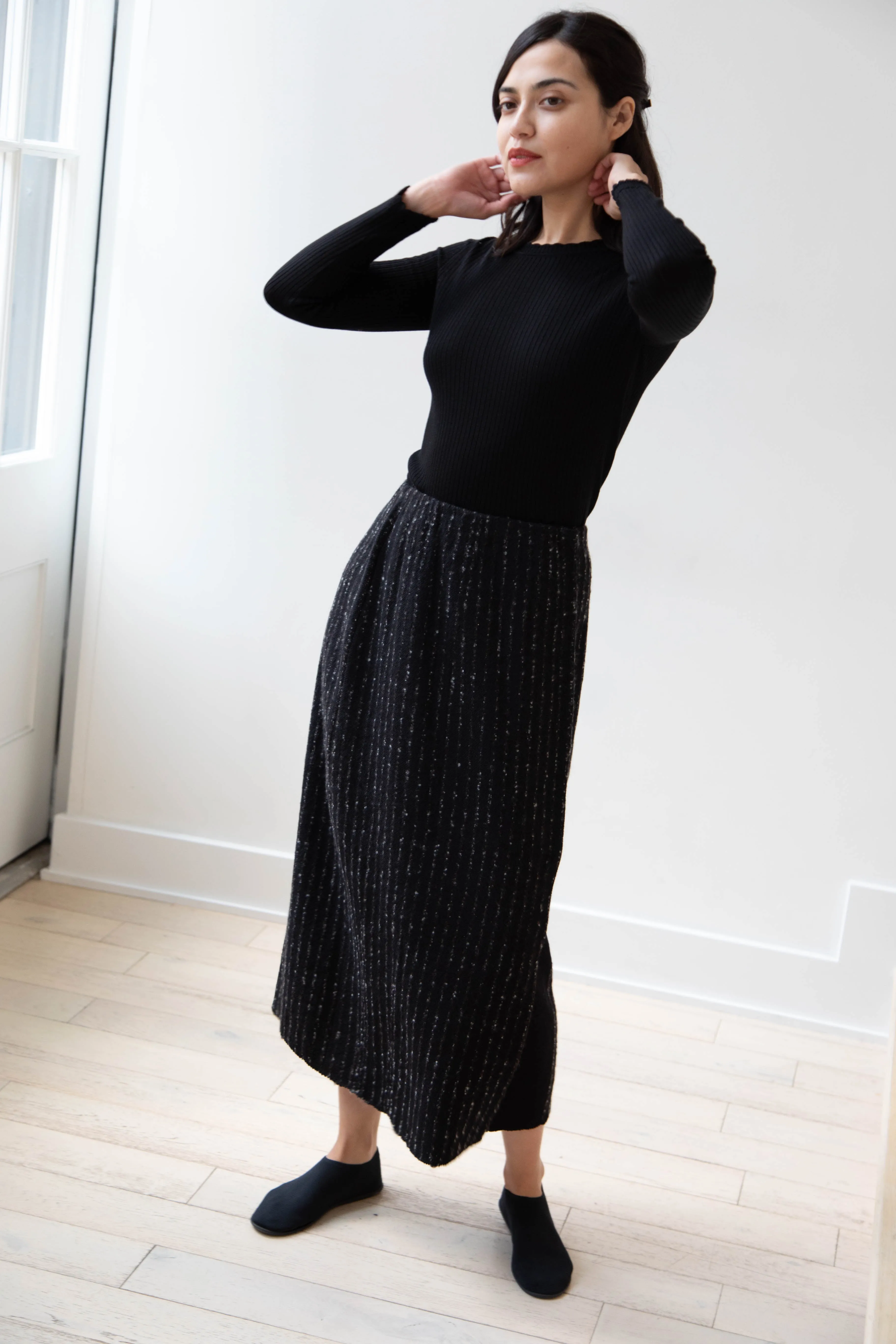 Boboutic | Canvas Lined With Love Skirt in Black Mix