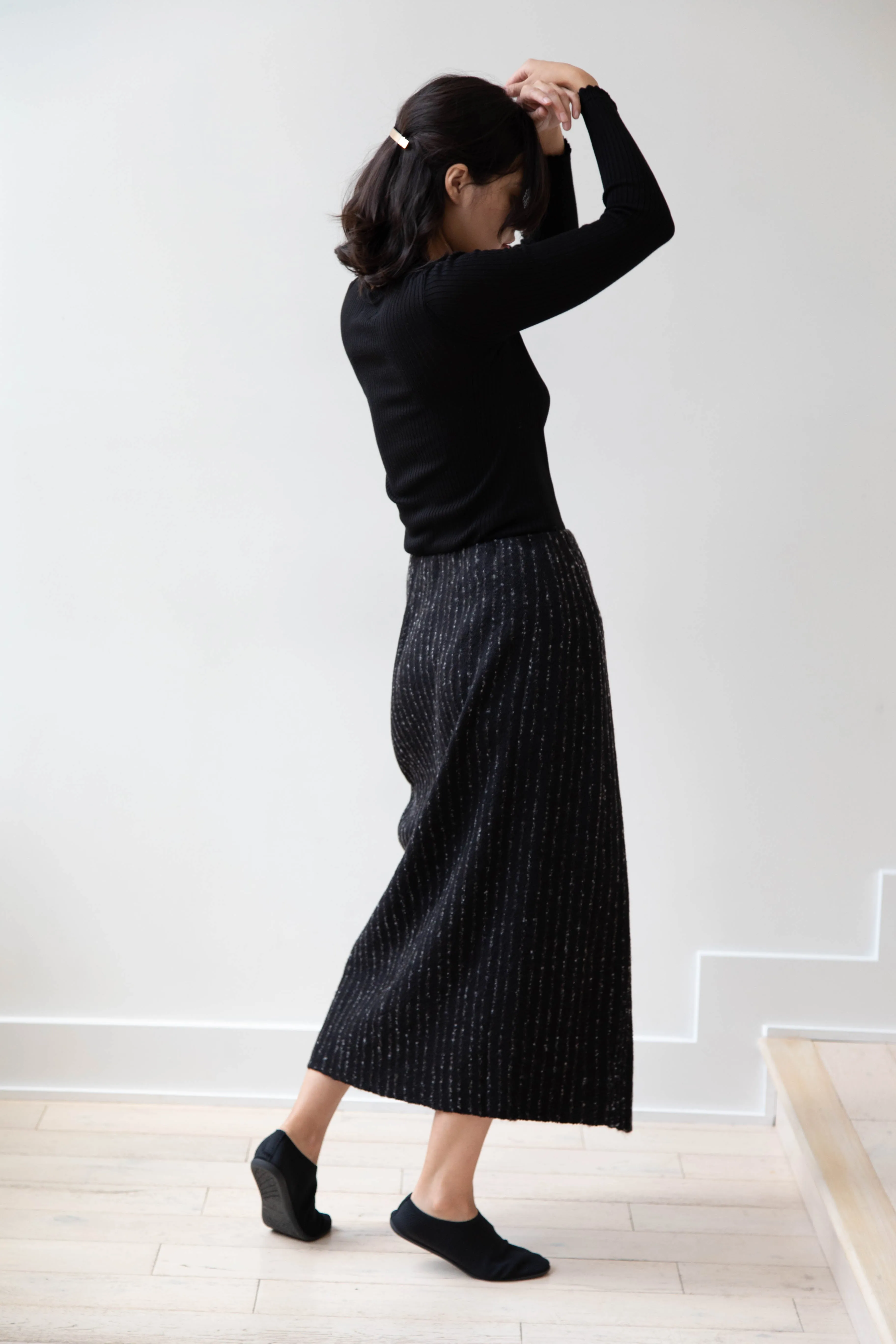 Boboutic | Canvas Lined With Love Skirt in Black Mix