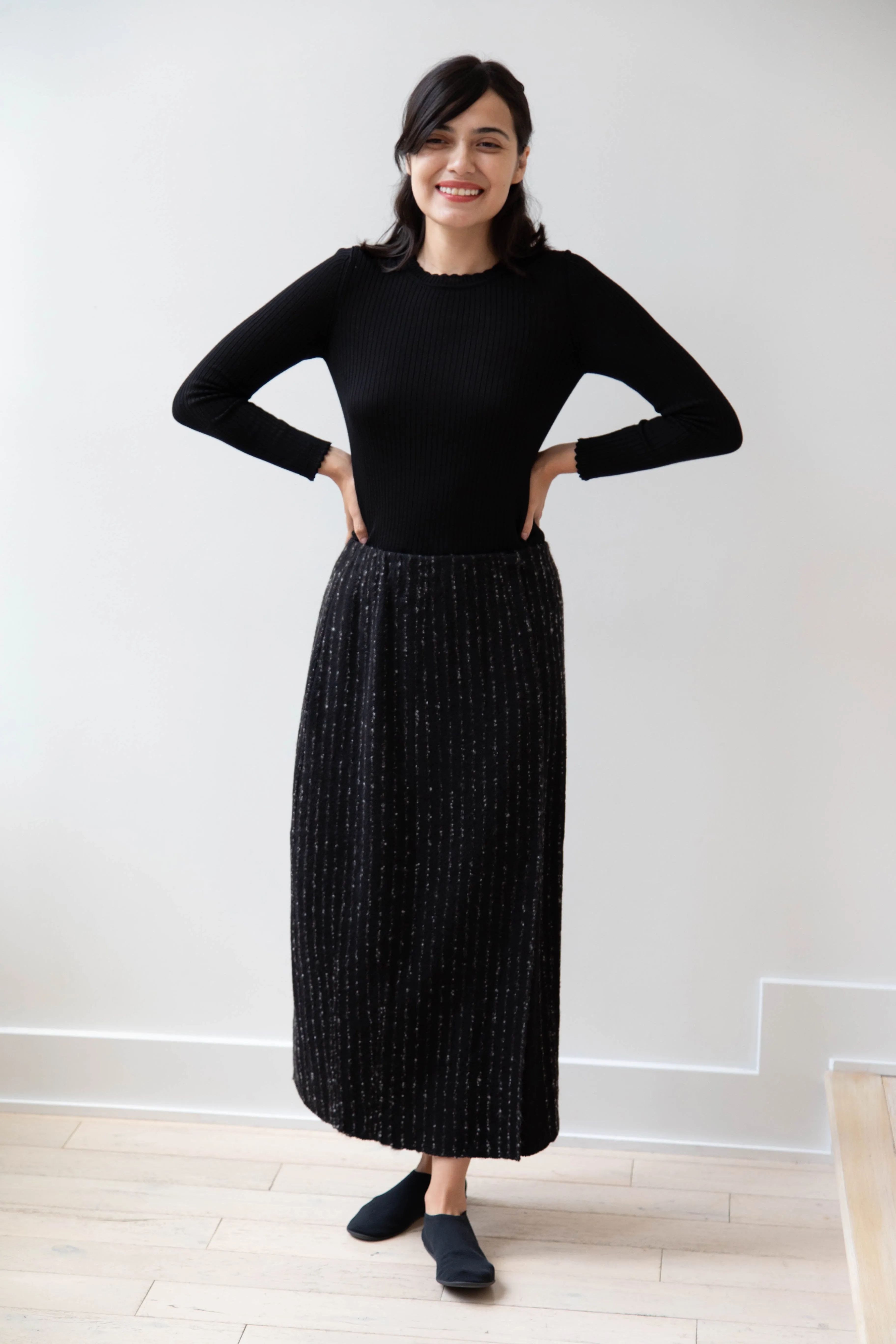 Boboutic | Canvas Lined With Love Skirt in Black Mix