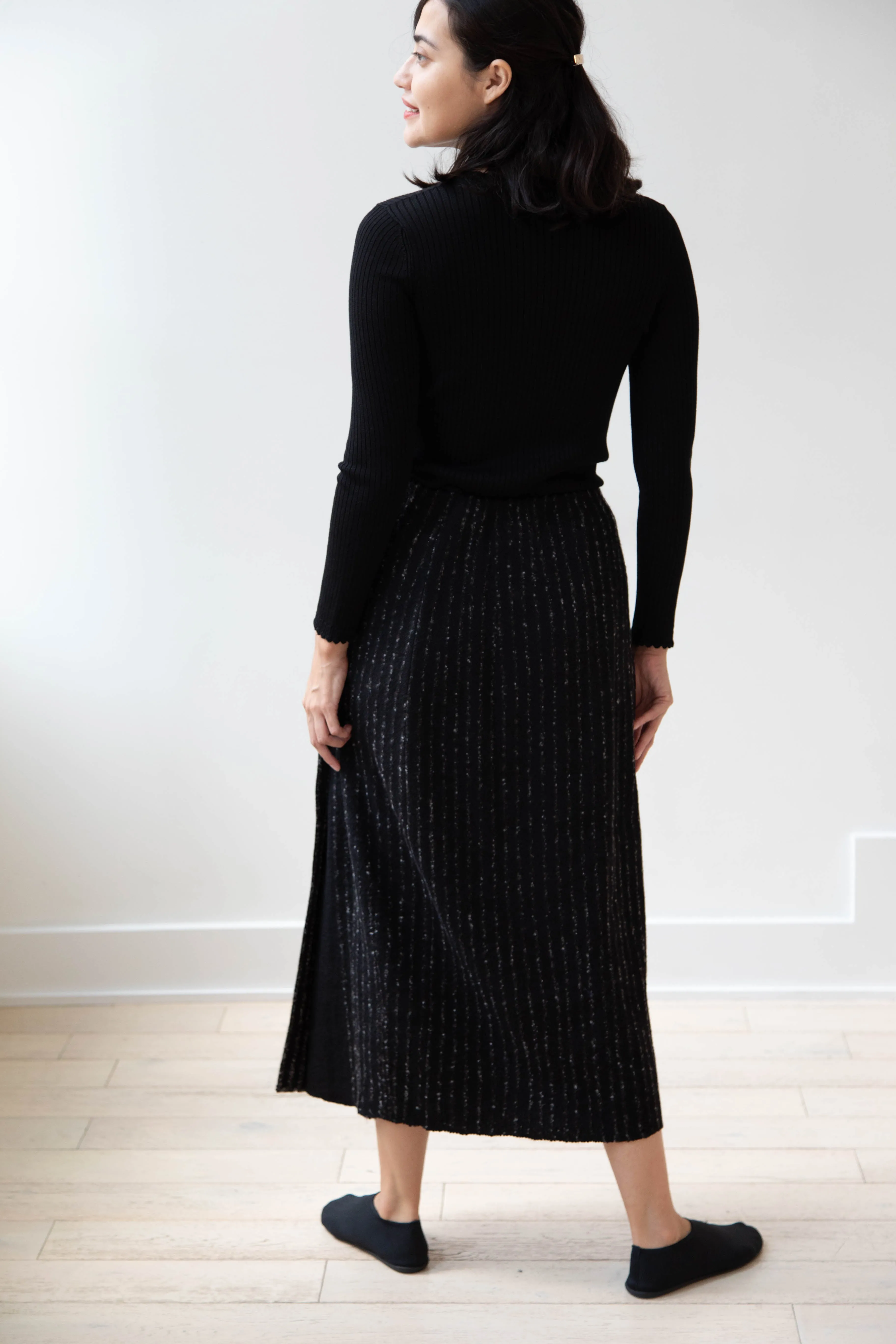 Boboutic | Canvas Lined With Love Skirt in Black Mix