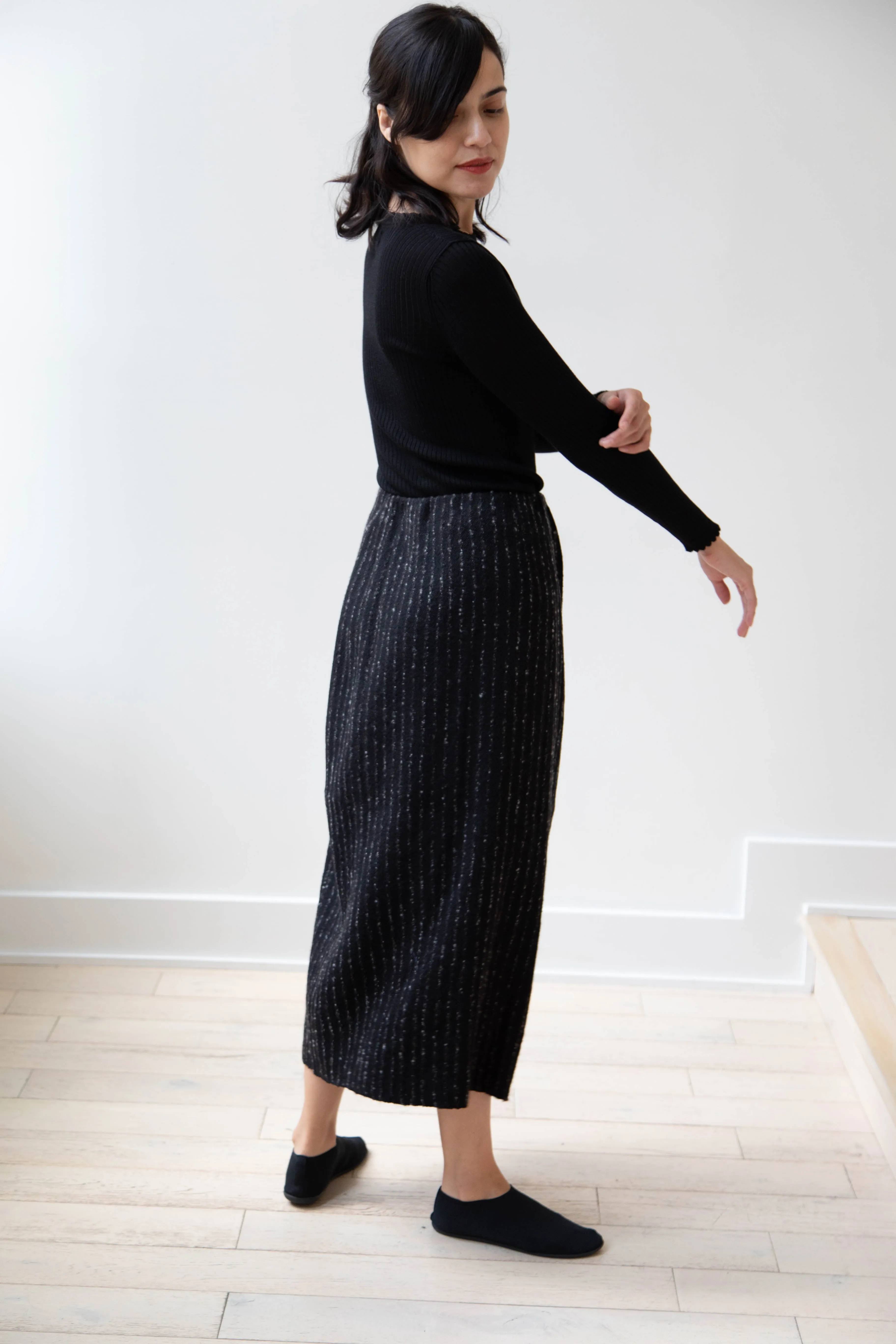 Boboutic | Canvas Lined With Love Skirt in Black Mix