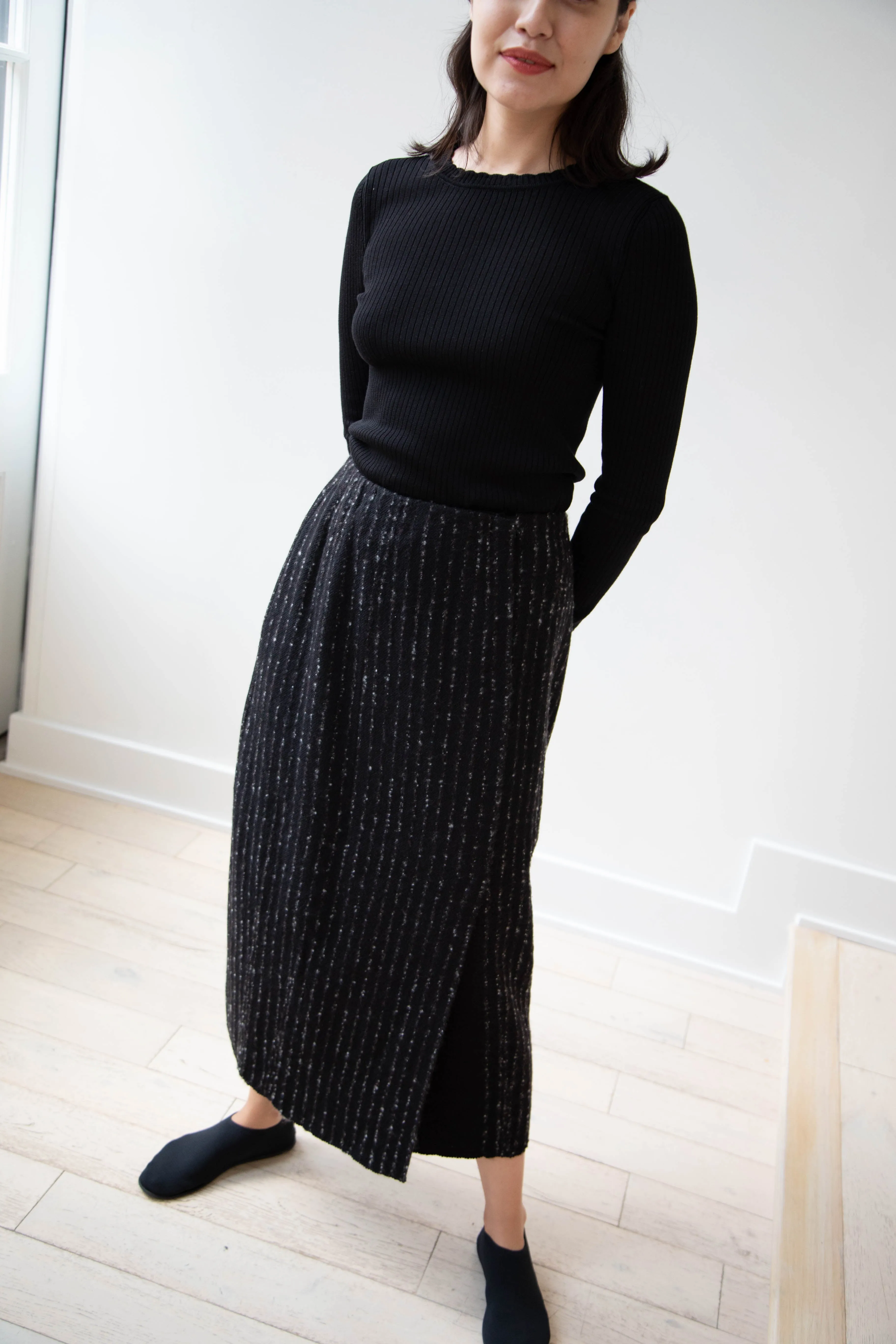 Boboutic | Canvas Lined With Love Skirt in Black Mix