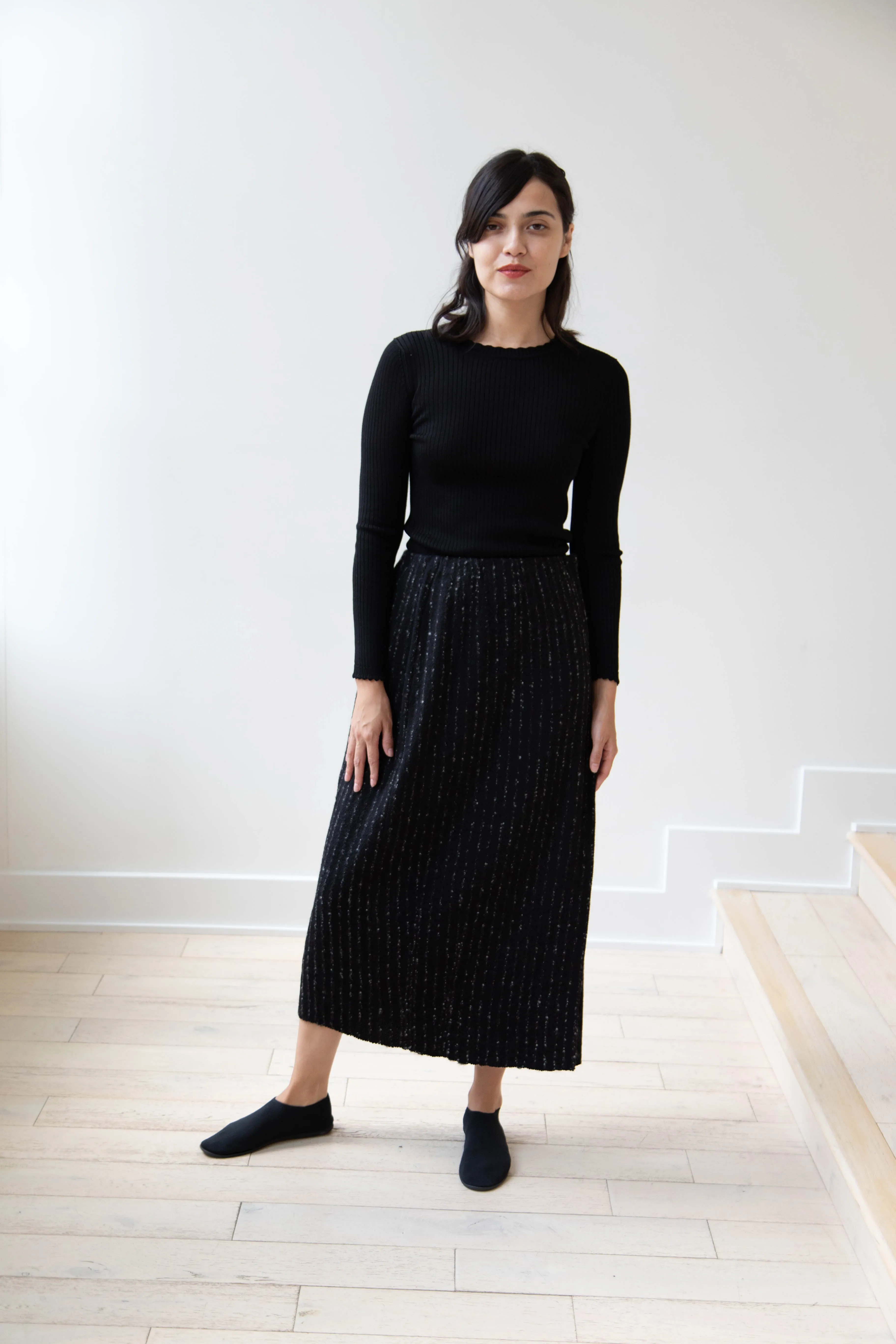 Boboutic | Canvas Lined With Love Skirt in Black Mix