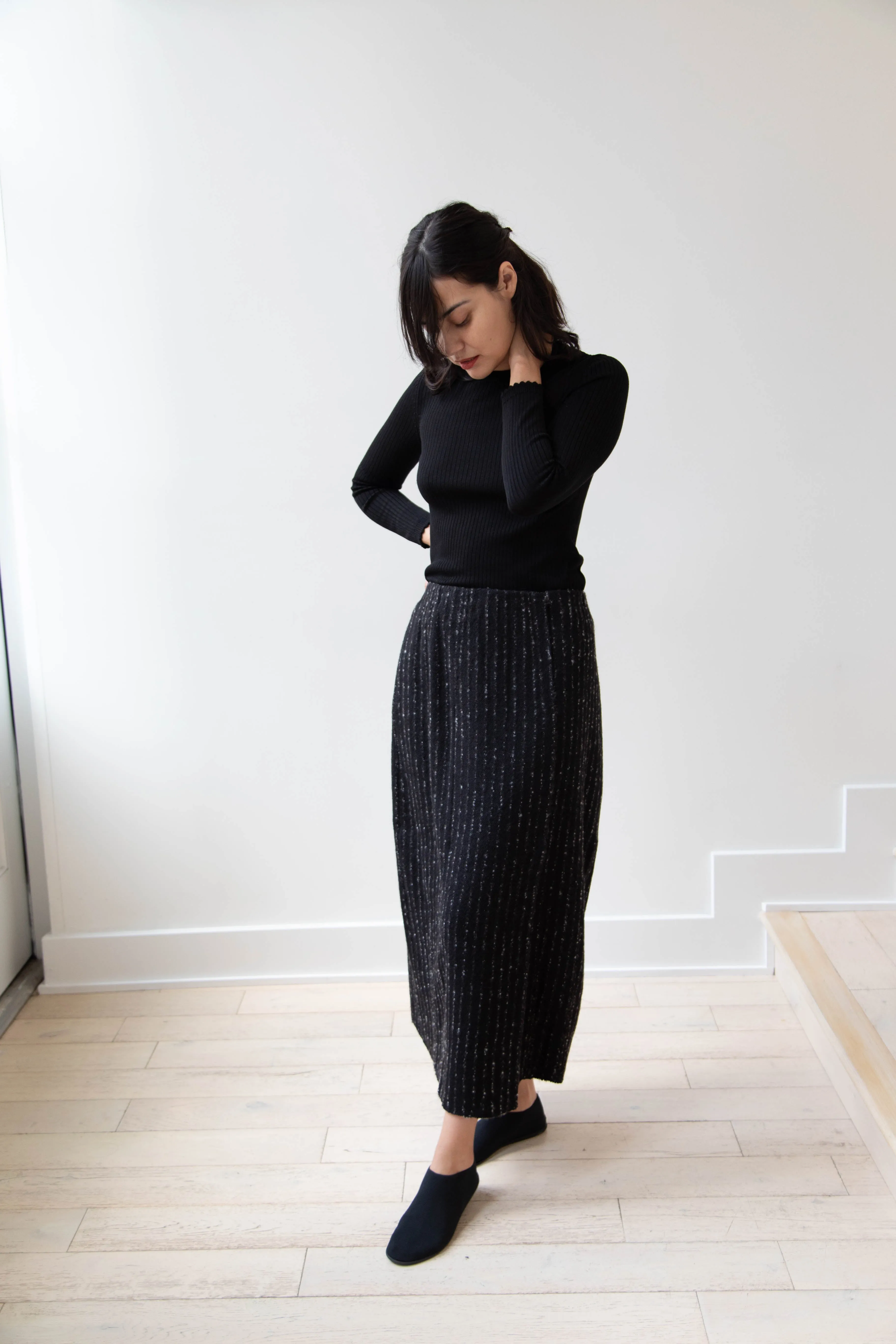 Boboutic | Canvas Lined With Love Skirt in Black Mix