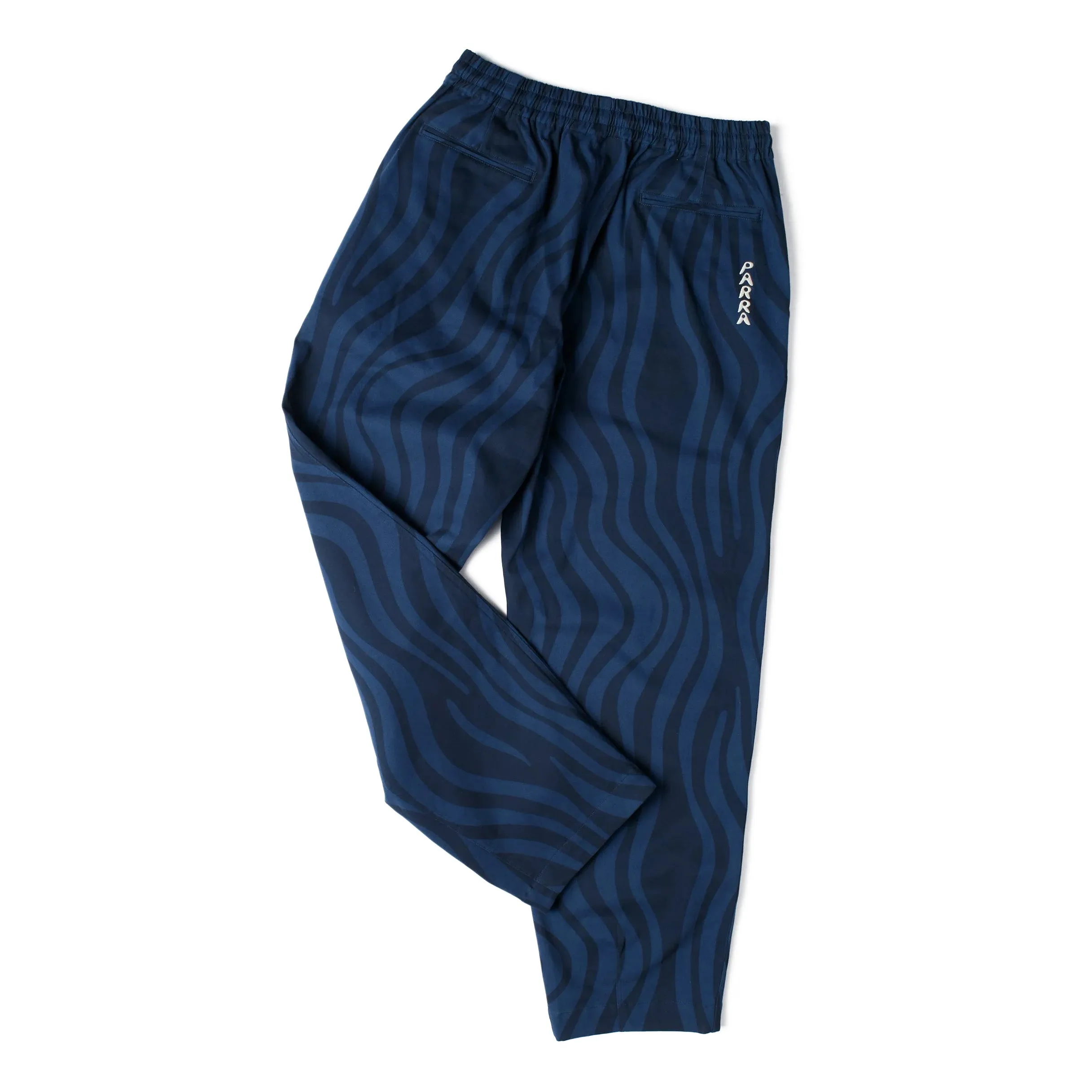 By Parra Flowing Stripes Pants 'Blue'