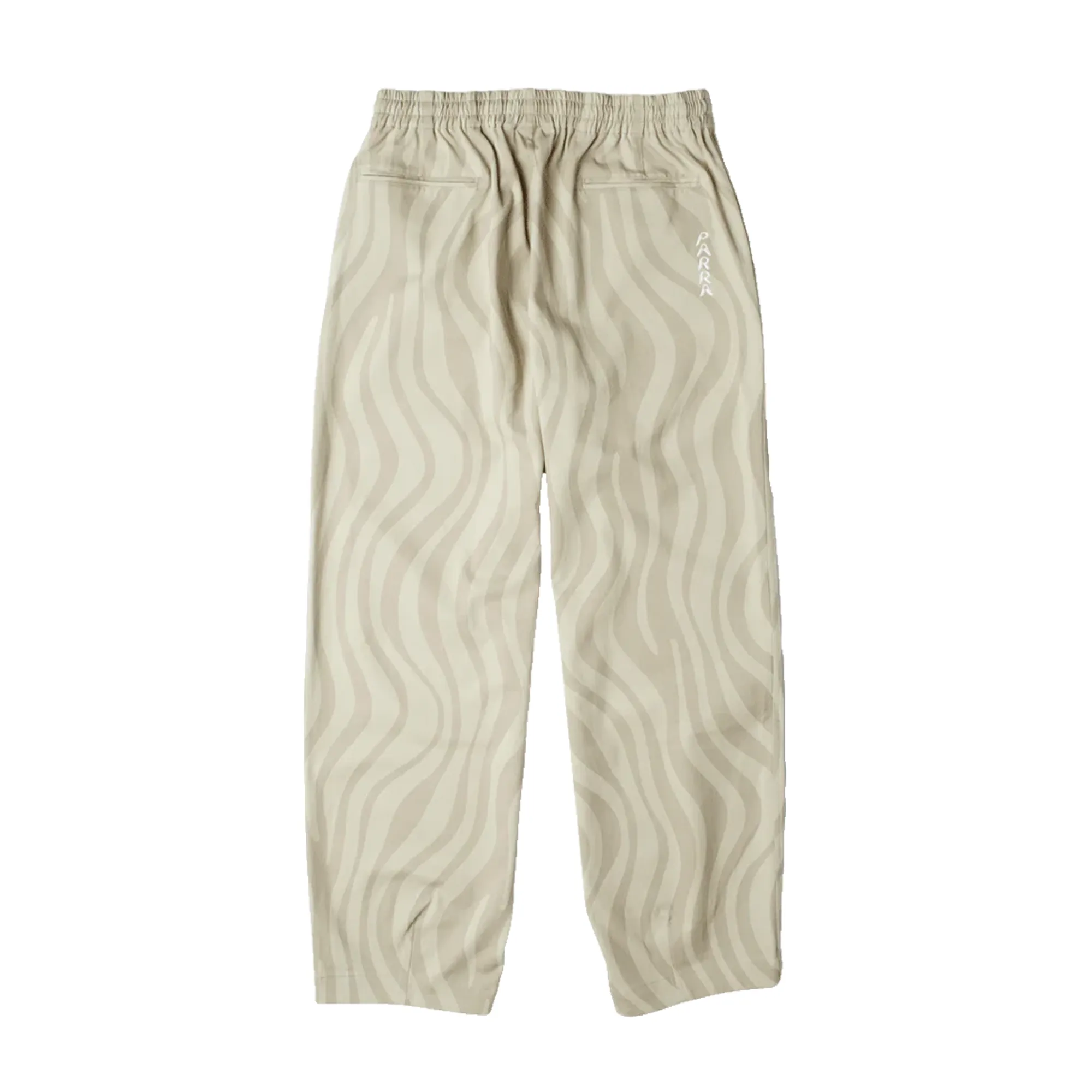 By Parra Flowing Stripes Pants Tan