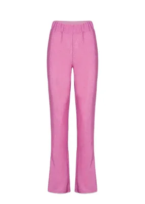 Cattia Trousers - Soft Rose Glitter