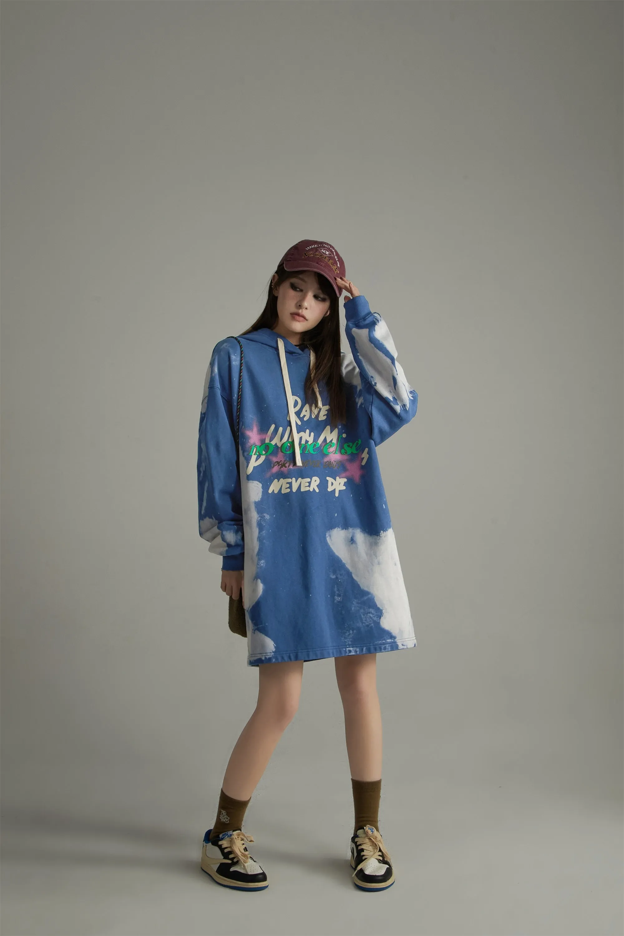 Cloud Loose Fit Hoodie Dress