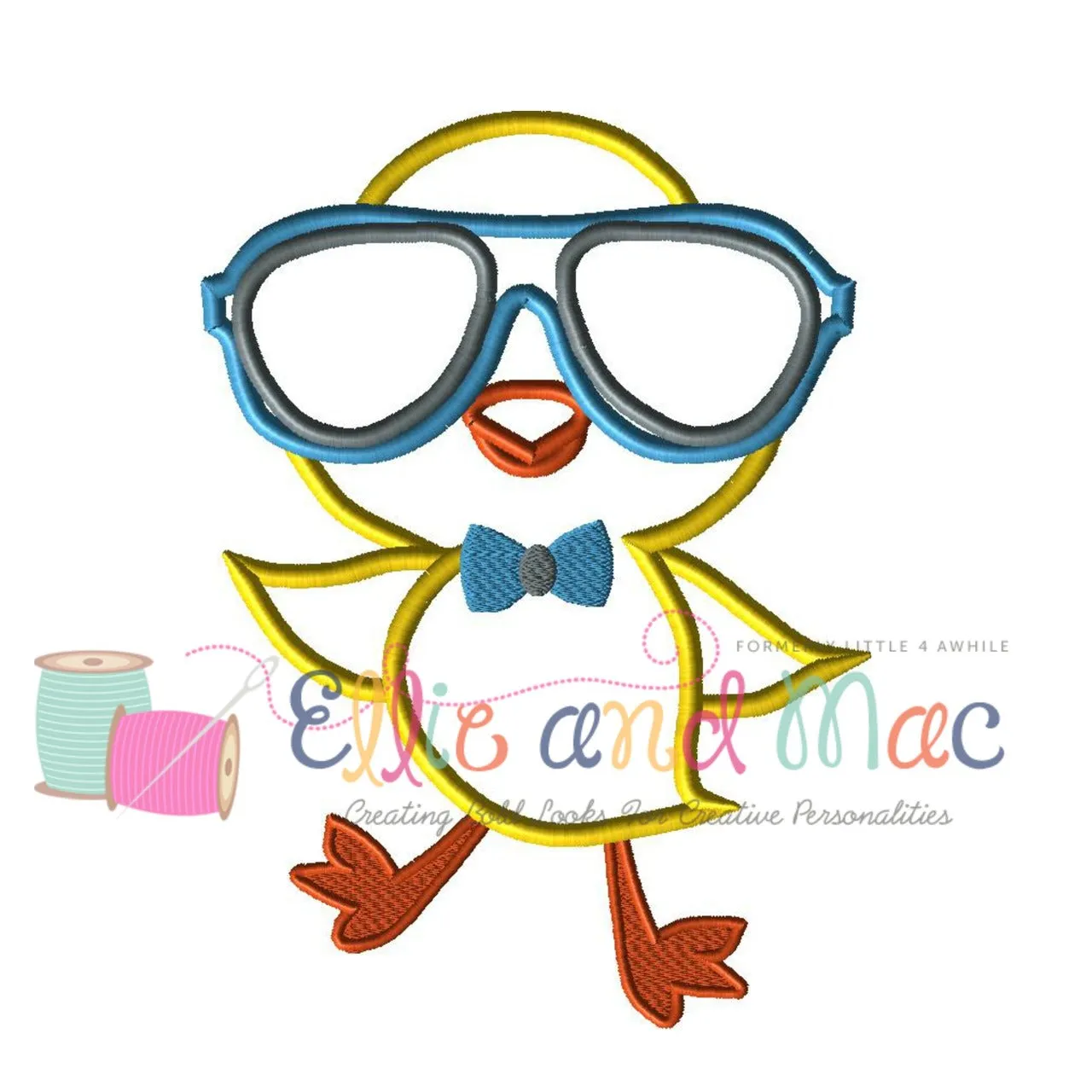 Cool Chick Applique Design