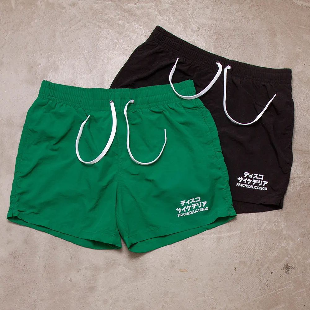 Disco Psychedelia - Swim Shorts - Green