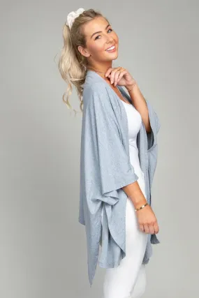 Drop Shoulder Open Front Cardigan *Online Only*