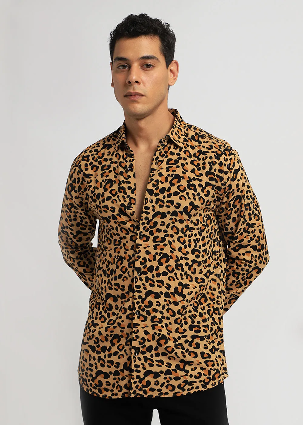 Feline Print Full sleeve shirt