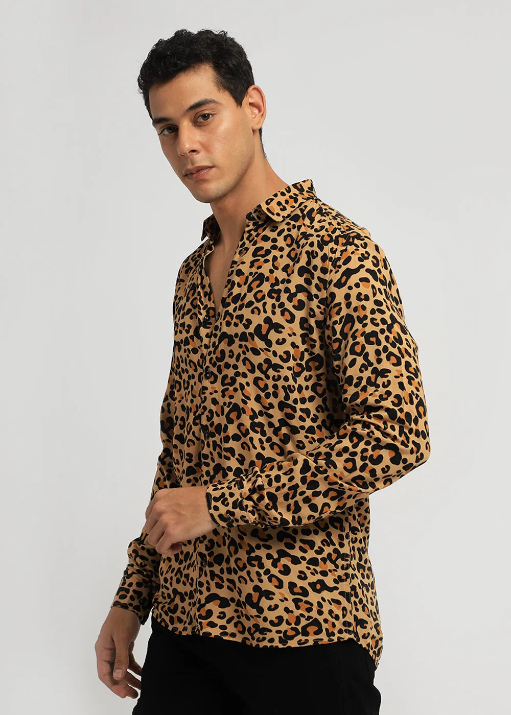 Feline Print Full sleeve shirt