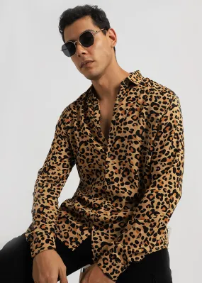 Feline Print Full sleeve shirt