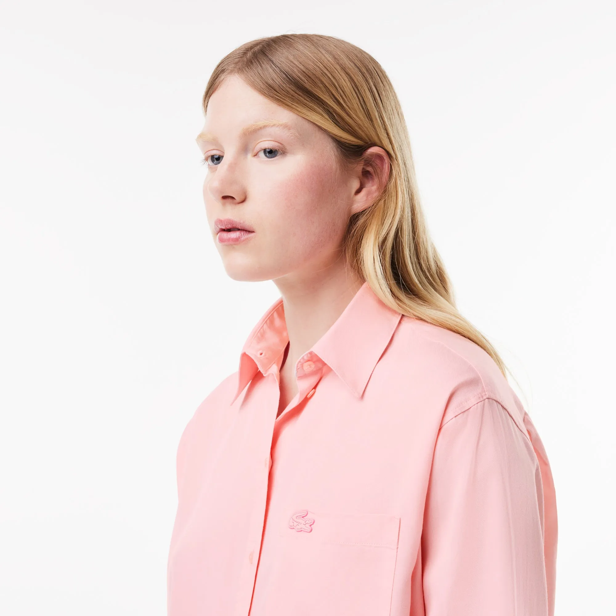 Flowing, Oversized Lyocell Shirt