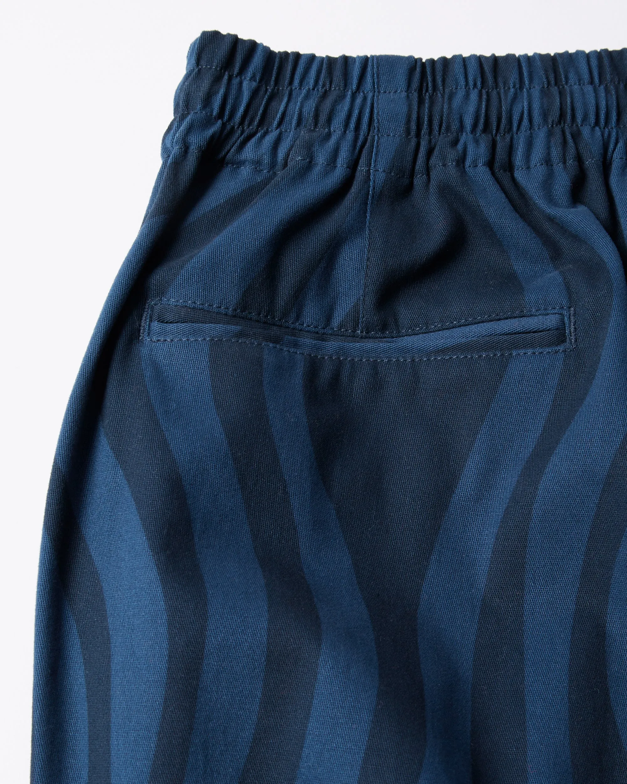 flowing stripes pants (blue)