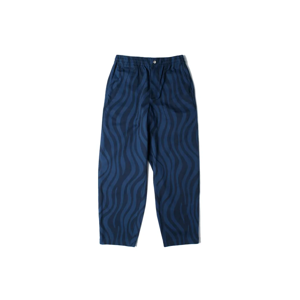 flowing stripes pants (blue)