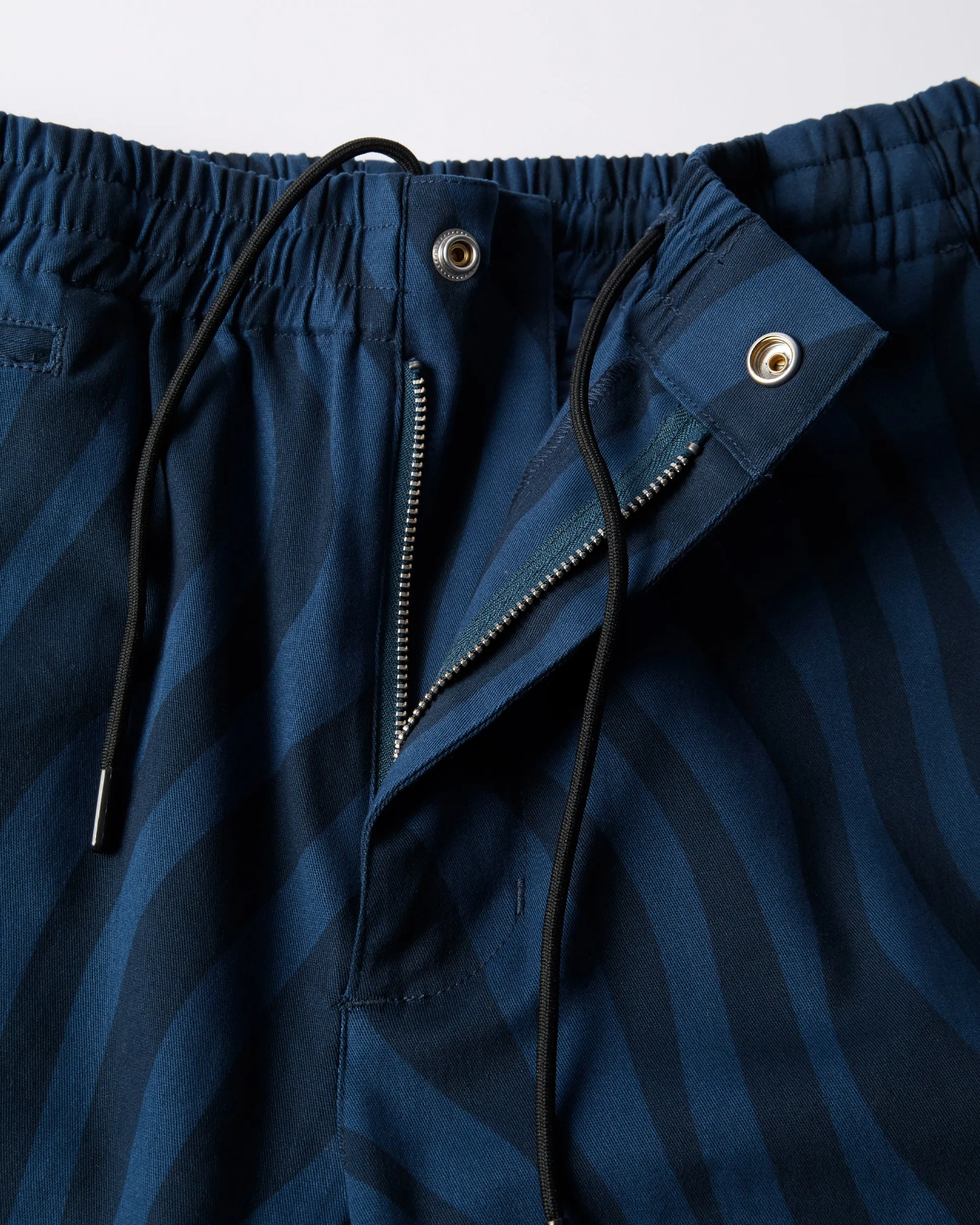 flowing stripes pants (blue)