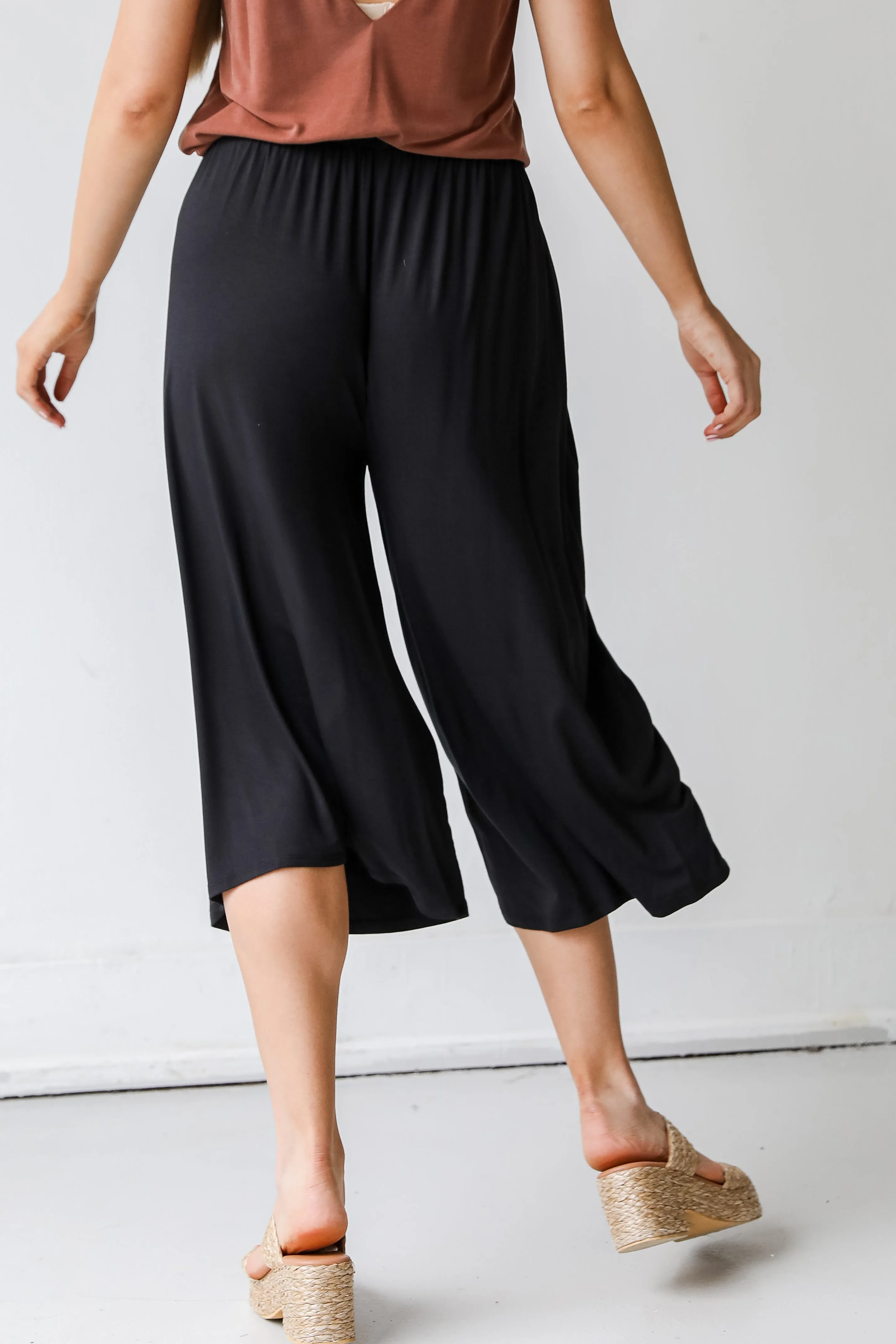 Flowing With It Culotte Pants