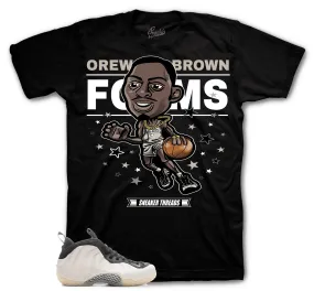 Foamposite Orewood Brown Toon Shirt