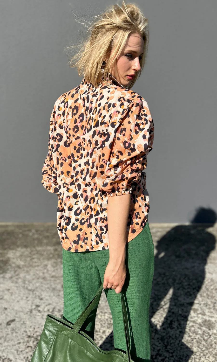 Hoss 3/4 Shirt - Animal print