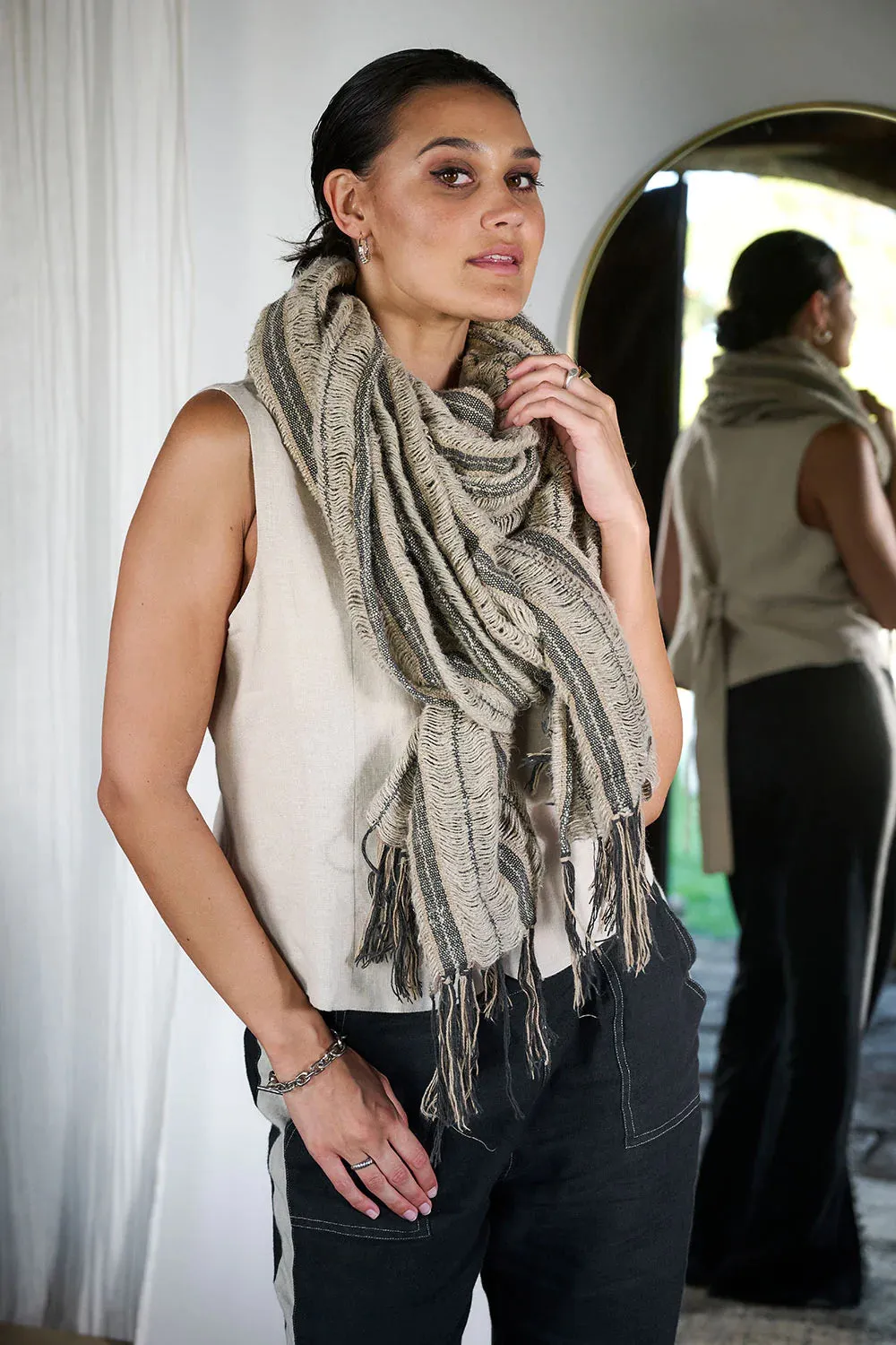 Jakob Linen Scarf