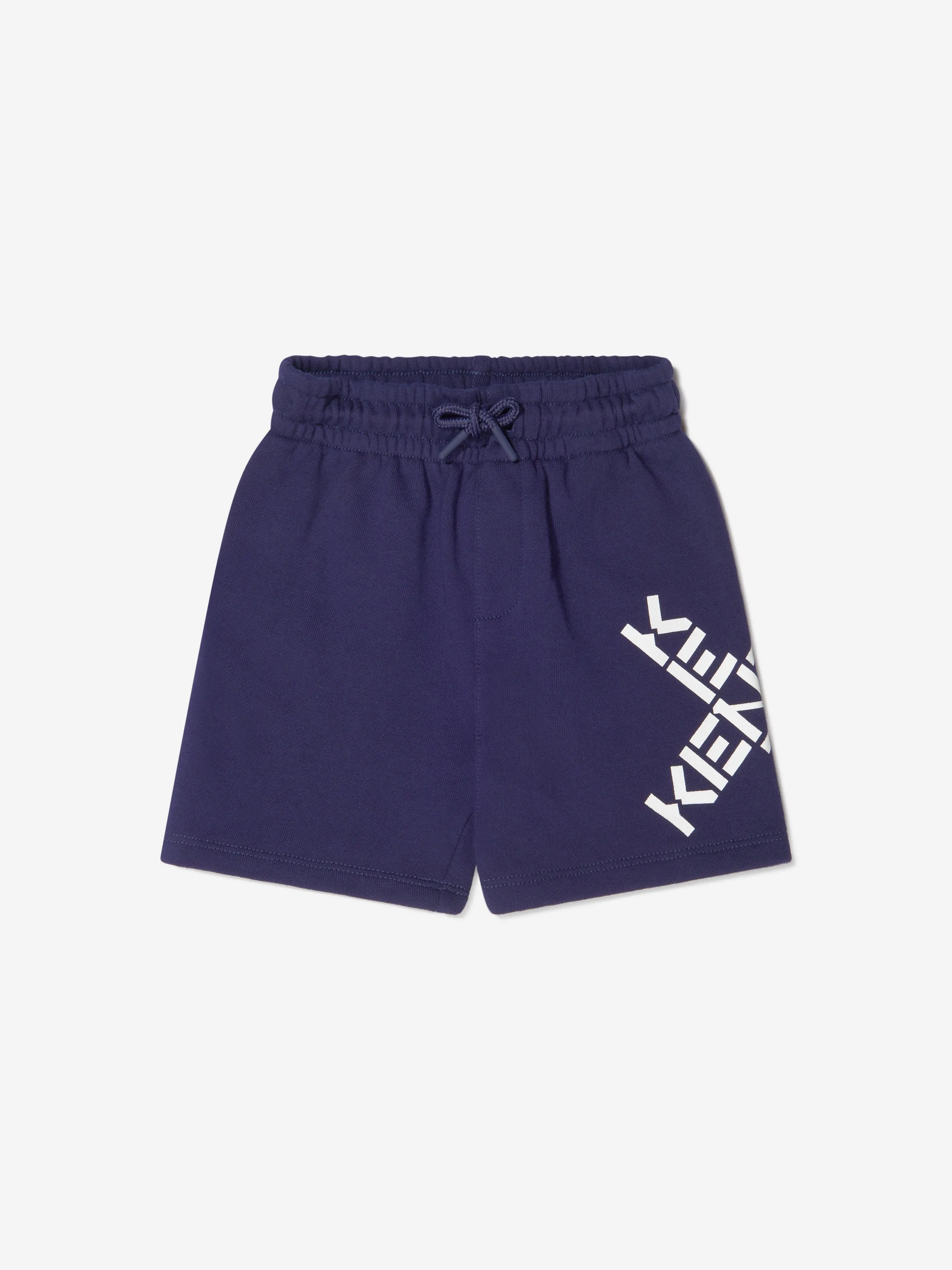 KENZO Baby Boys Fleece Logo Print Shorts