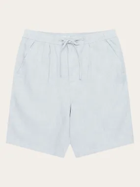 Loose Linen shorts - Dusk Blue