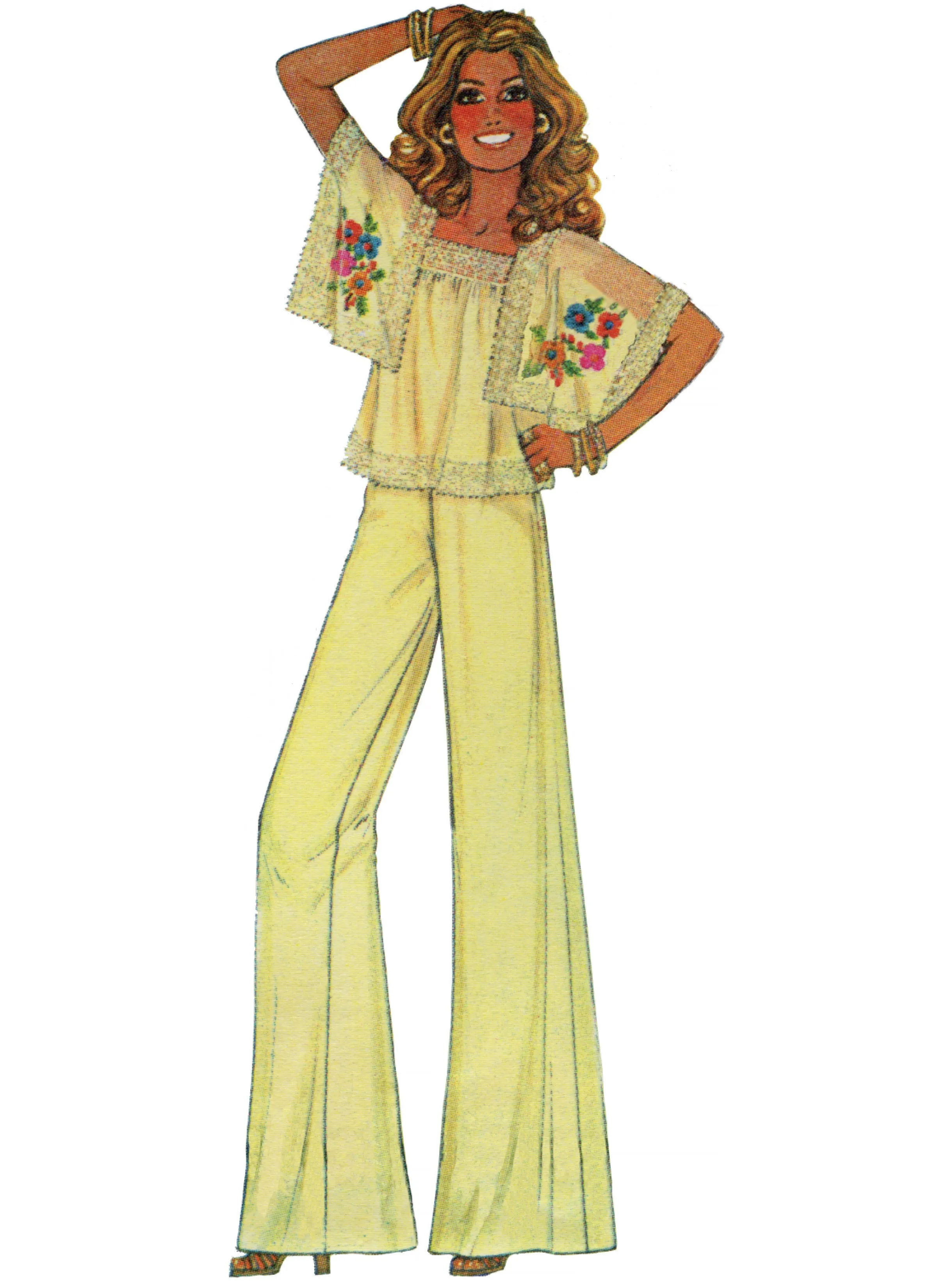 McCall's Sewing Pattern 8257 Vintage Tops, Skirt and Pants