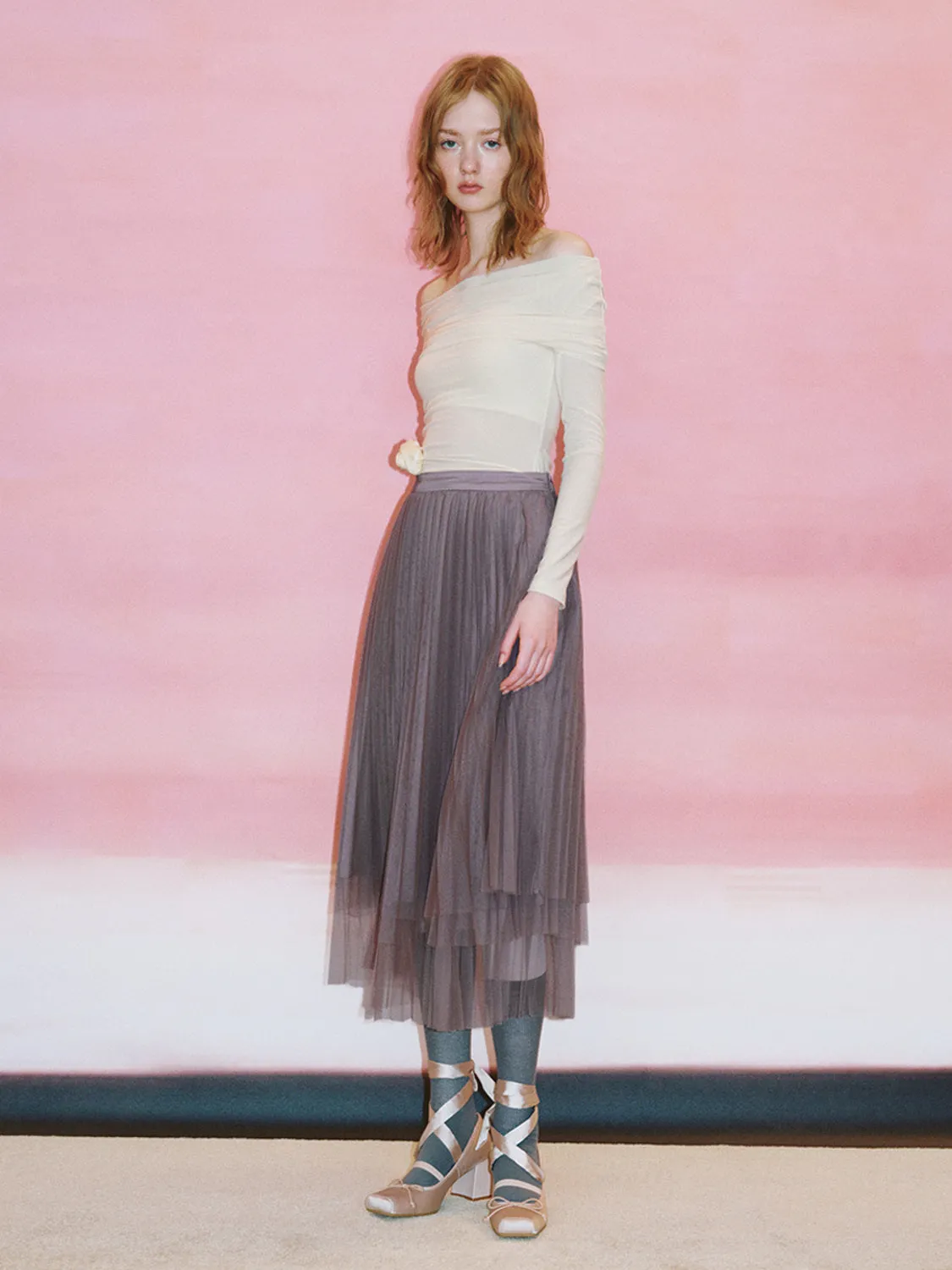 Mesh A-Line Skirts