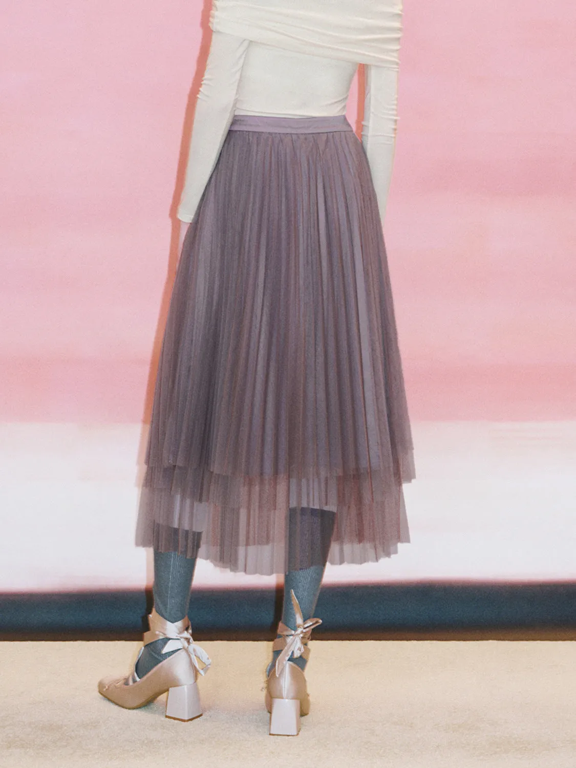 Mesh A-Line Skirts