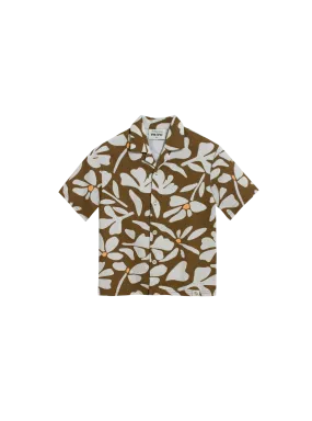 Mini Resort Shirt (Seersucker Field Mocha)