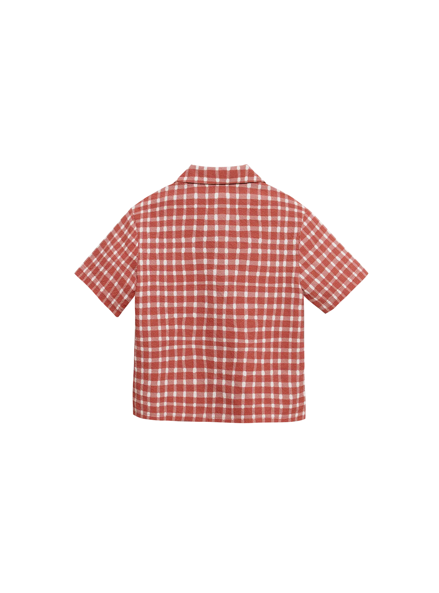 Mini Resort Shirt (Seersucker Gingham)