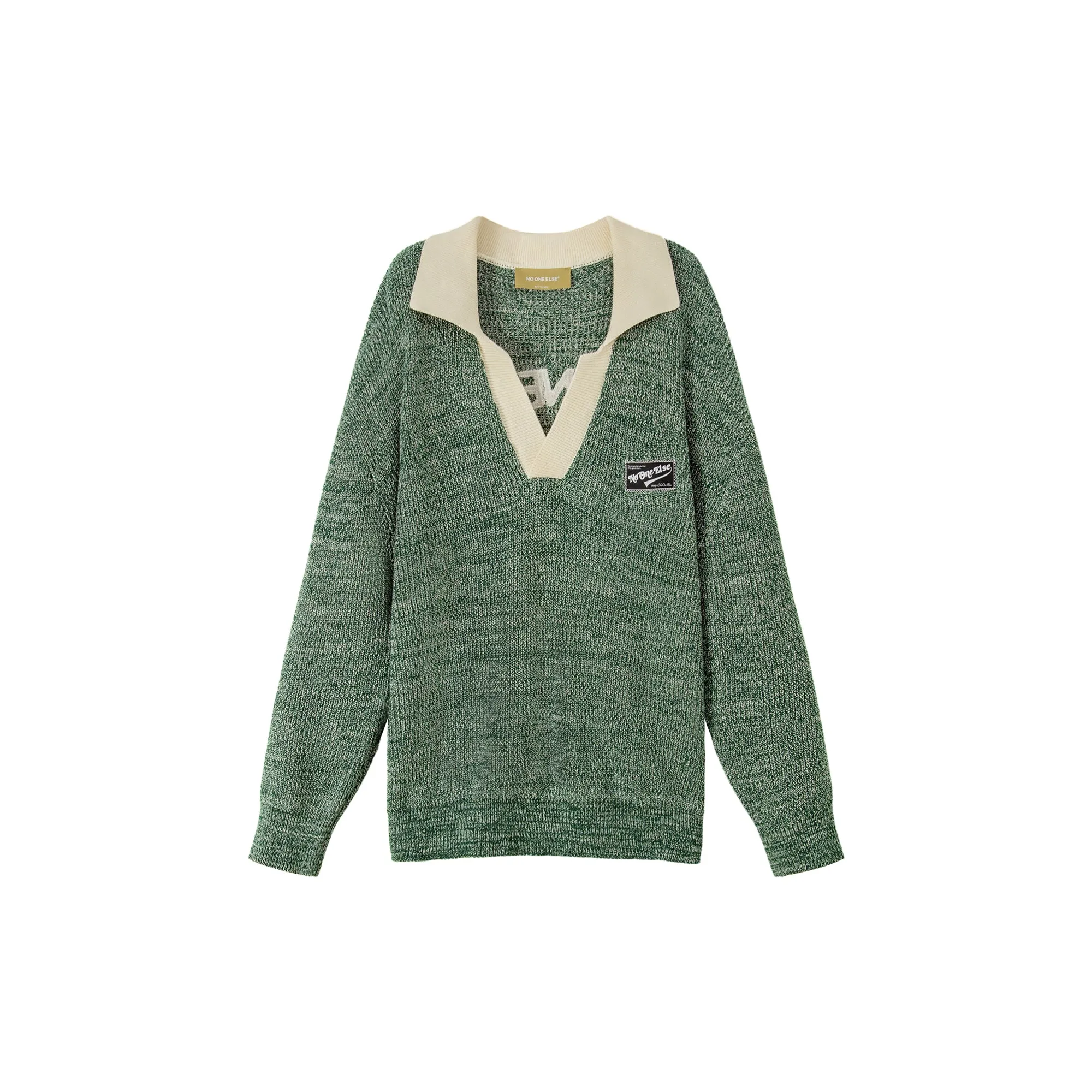 Noe Loose-Fit Open Collar Sweater