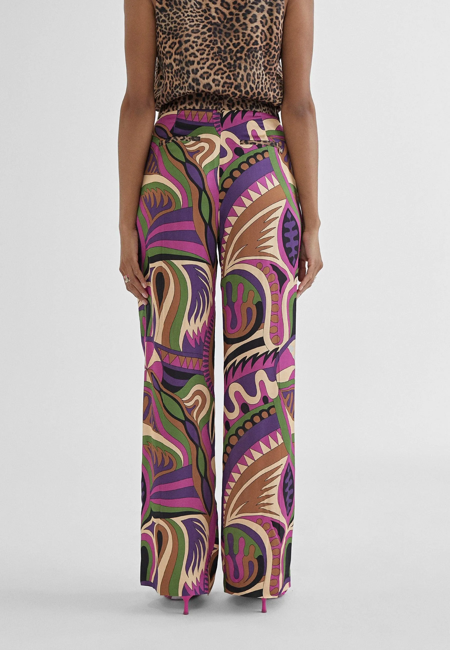 Palazzo flowing trousers