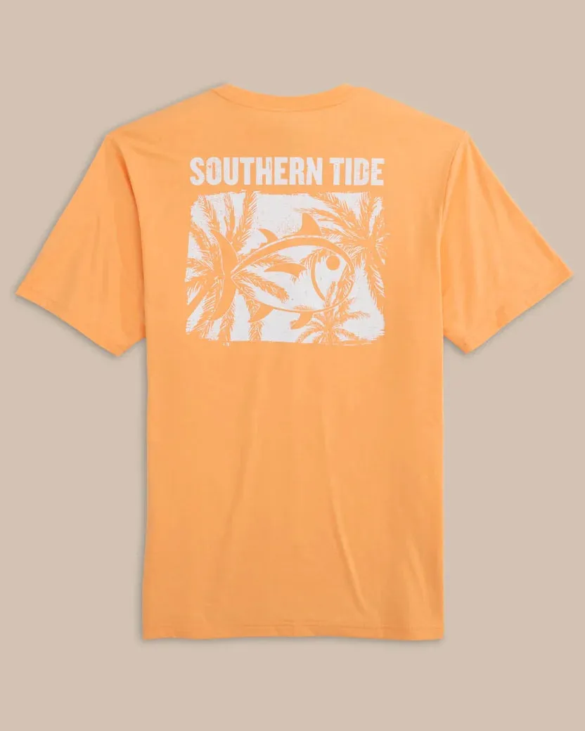 Palm and Breezy Tee (Salmon Bluff Orange)