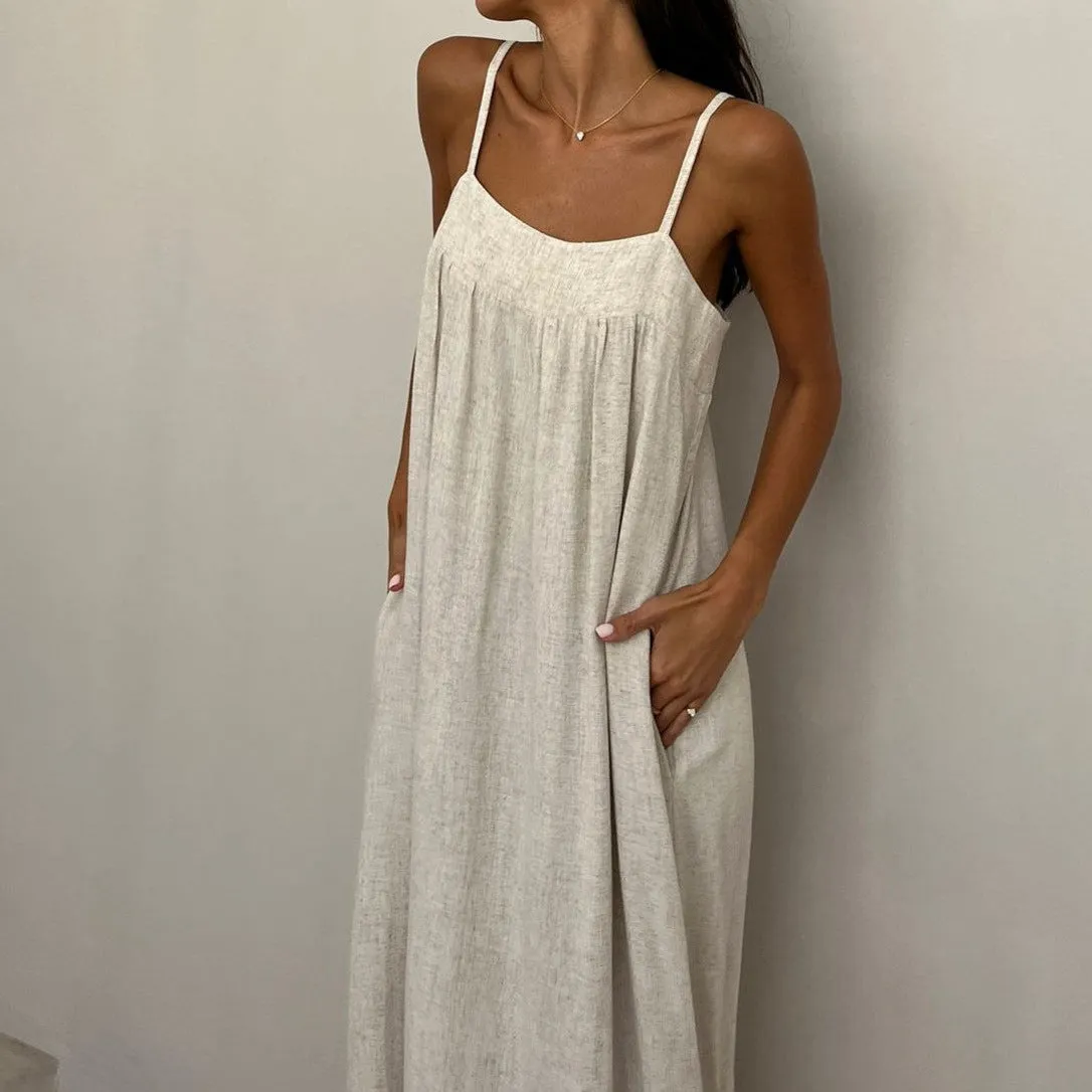 Pocket Sling Loose Breathable dress