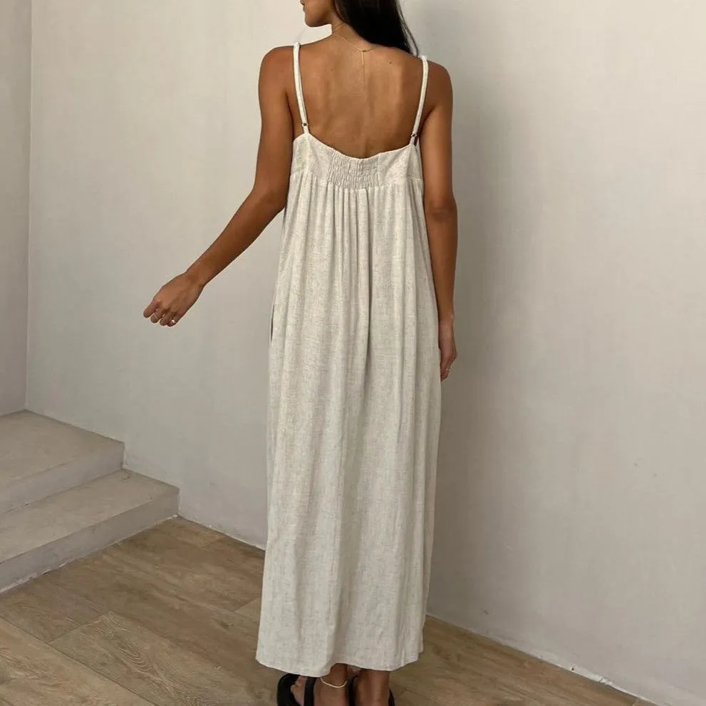 Pocket Sling Loose Breathable dress