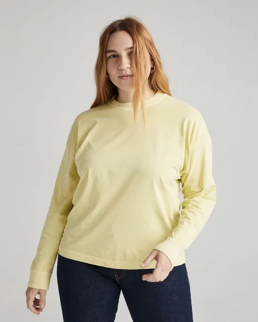 Relaxed Long-Sleeve Pullover by Richer Poorer