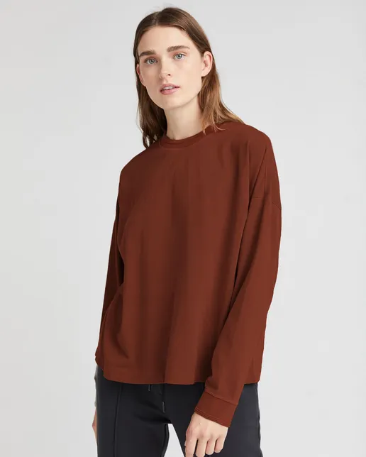 Relaxed Long-Sleeve Pullover by Richer Poorer