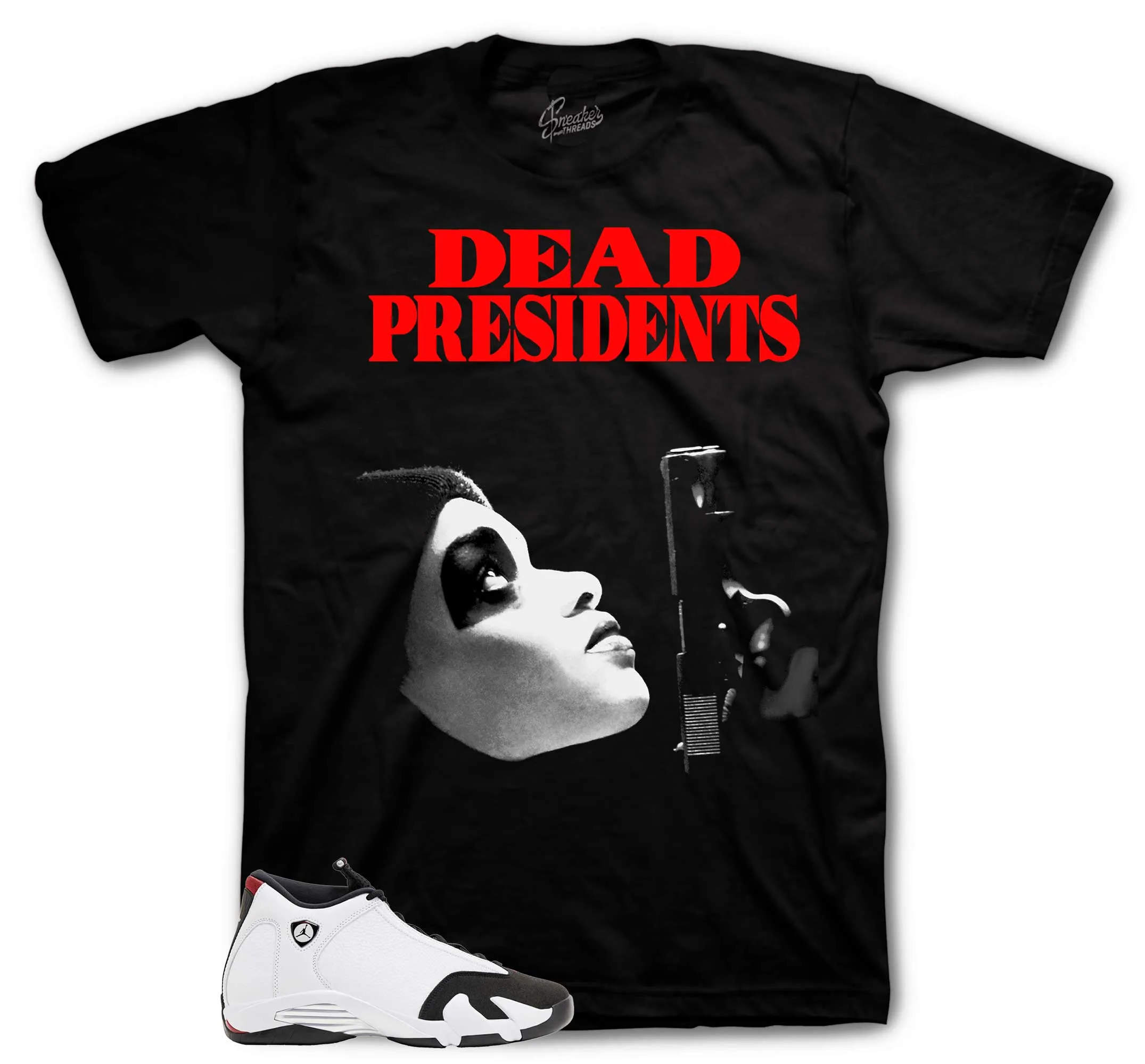 Retro 14 Black Toe Dead Pres Shirt