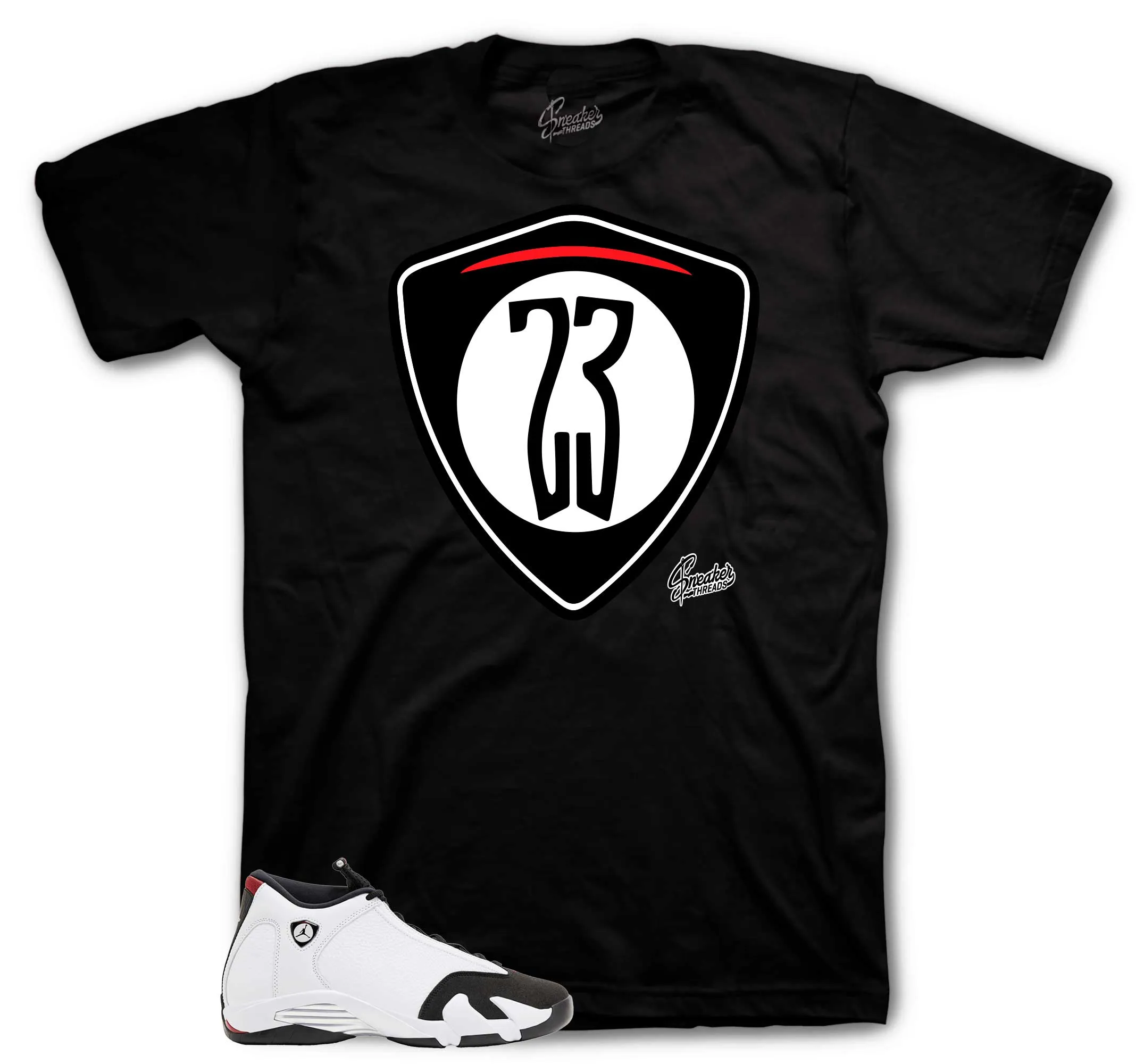 Retro 14 Black Toe Shield Shirt