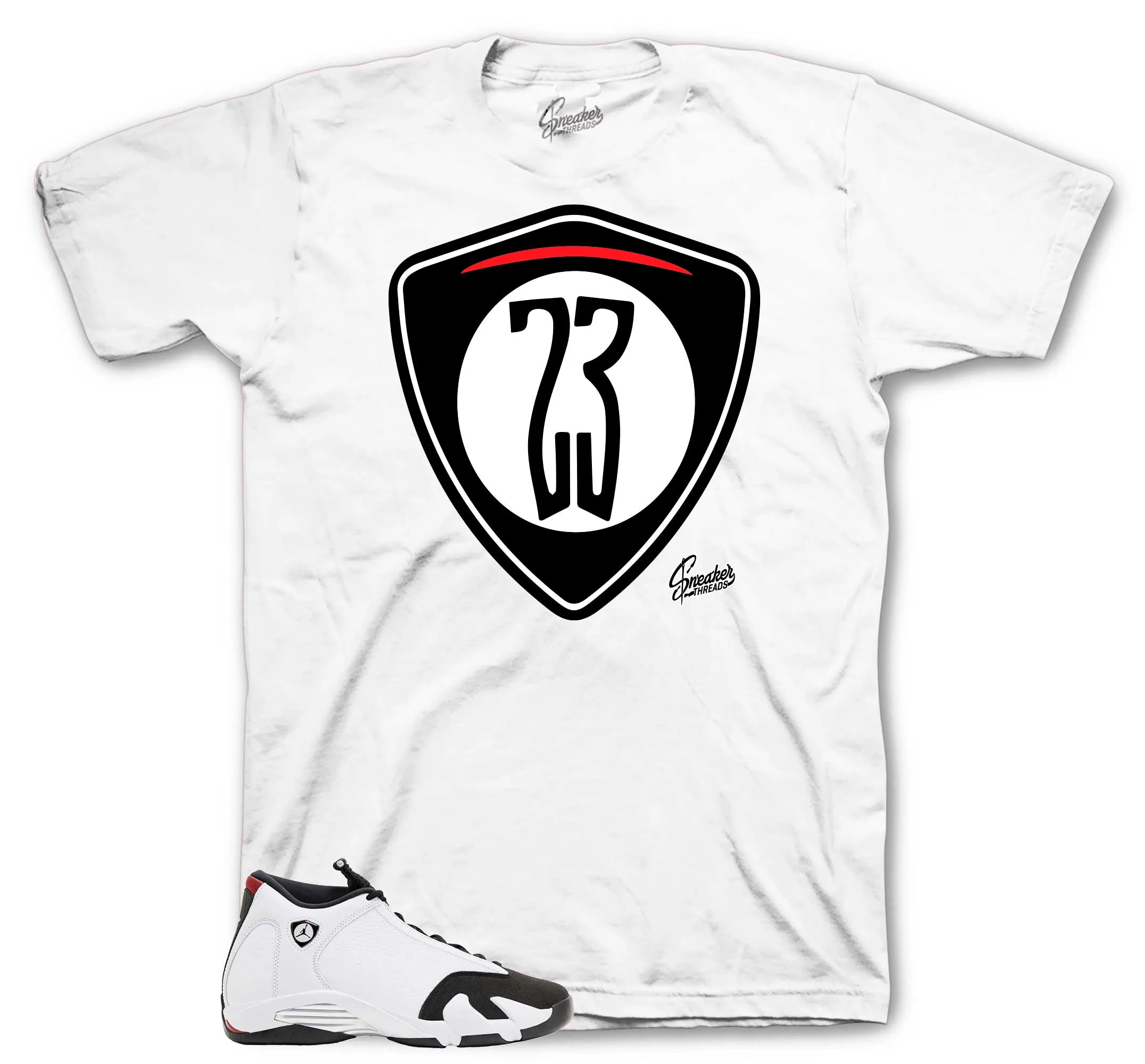 Retro 14 Black Toe Shield Shirt