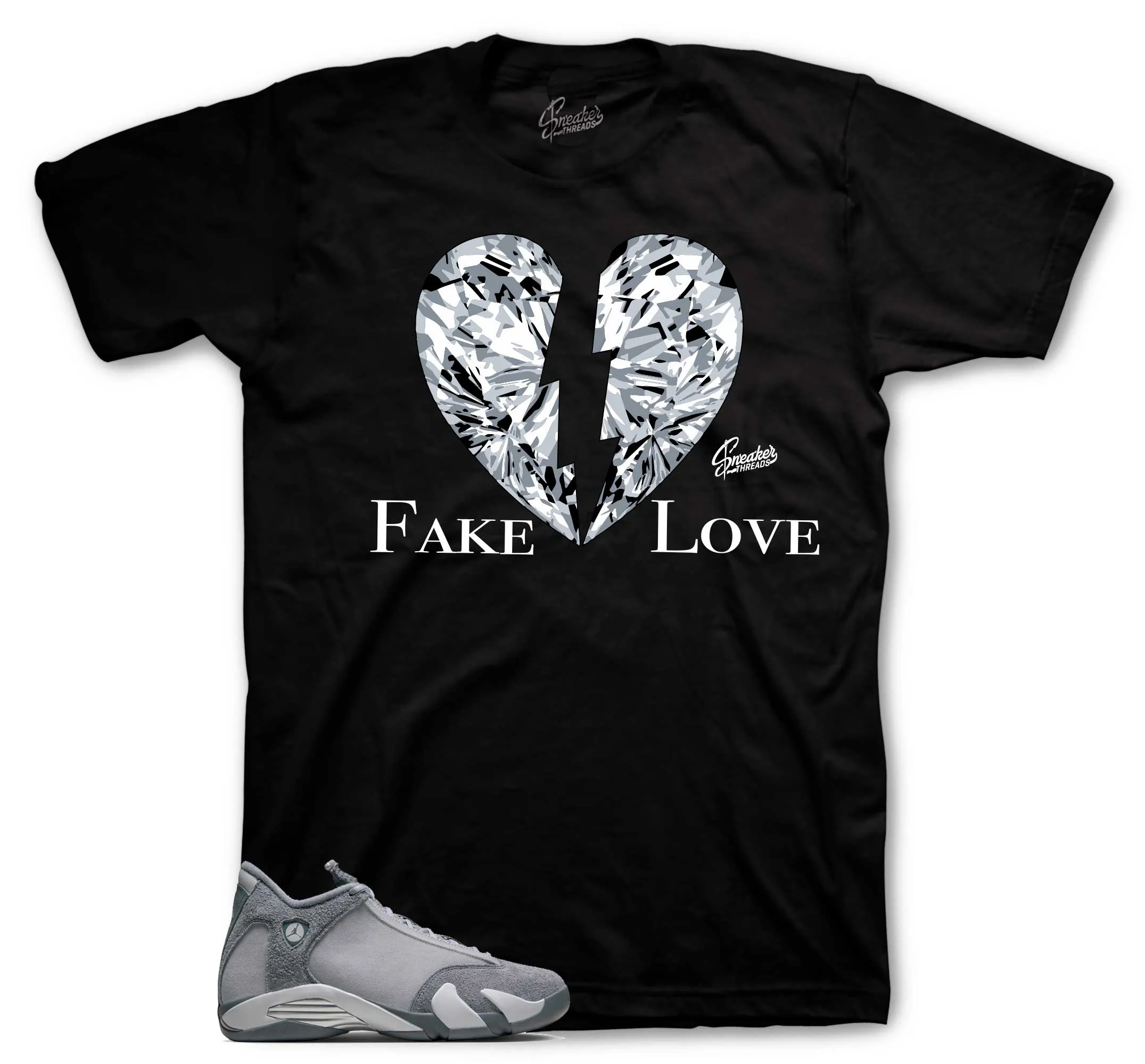 Retro 14 Flint Grey Love Shirt